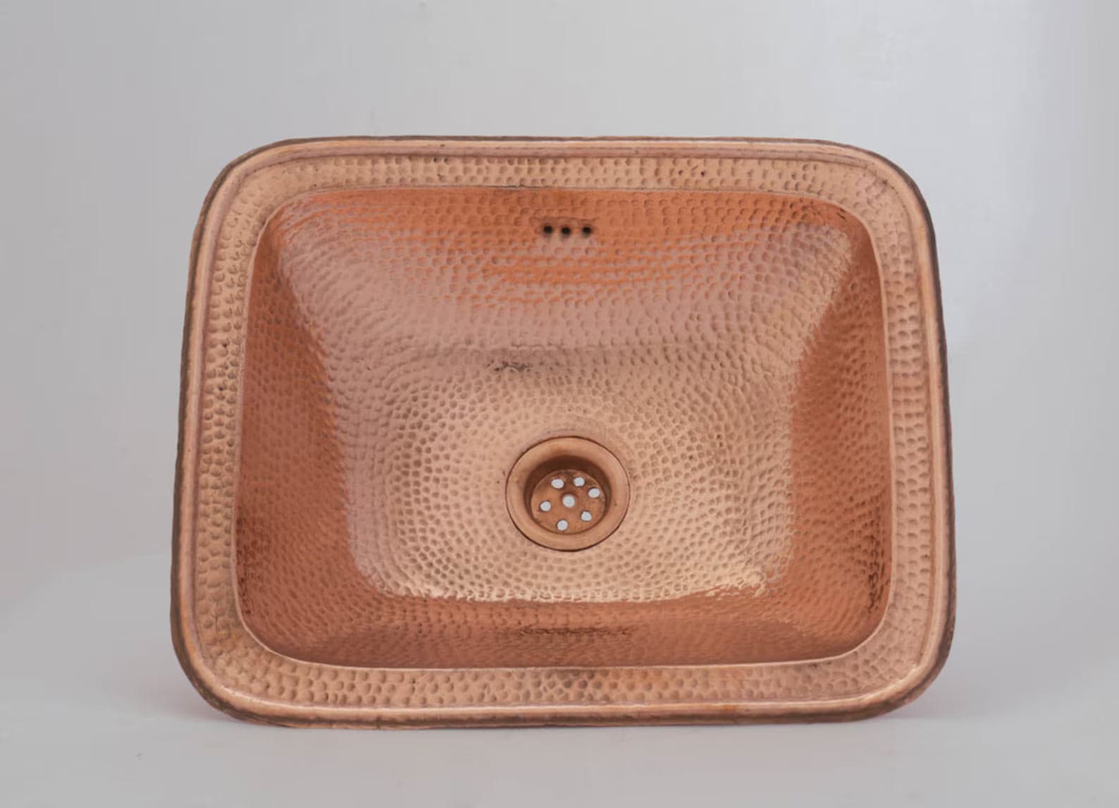 Hammered Copper Sink, Drop-in Brass Bathroom Sink, Antique Copper Sink, Bathroom Aged Copper sink