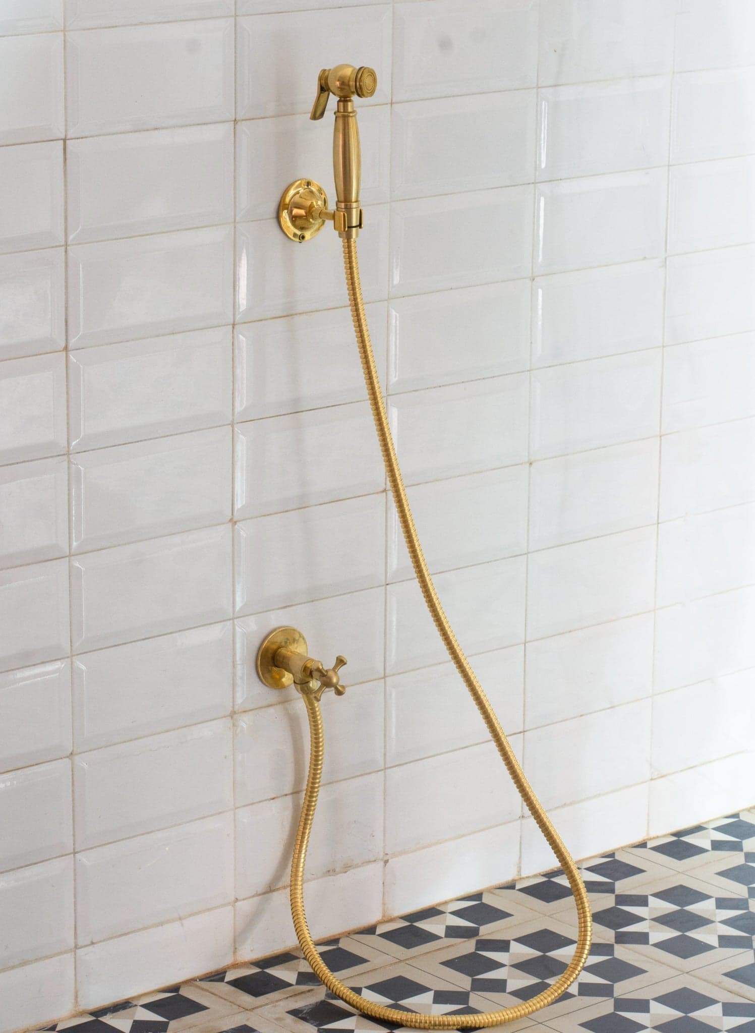 Brass Handheld Bidet Sprayer, Bathroom Bidet Hose Set