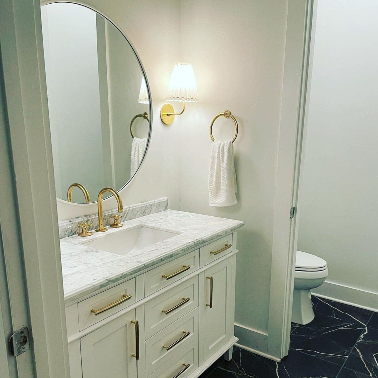 Deck Mounted Unlacquered Brass Faucet, Vanity Sink Faucet, Antique Brass Bathroom Faucet