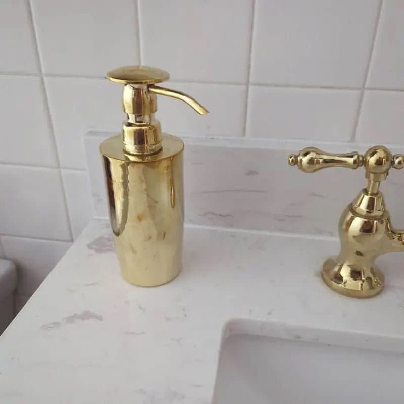 Heritage - Unlacquered Brass Soap Dispenser
