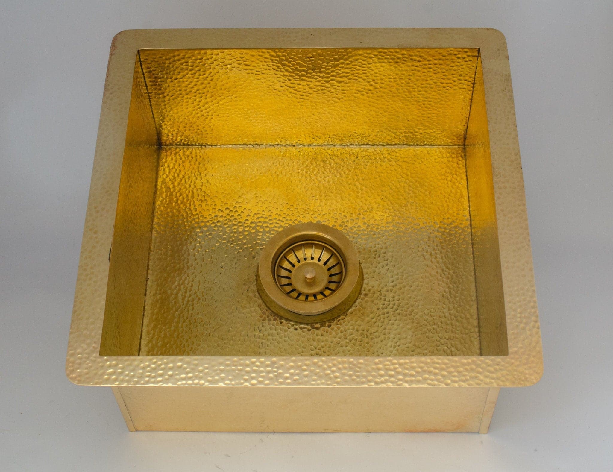 Solid Brass Undermount Hammered Sink | Kitchen Bar Sink