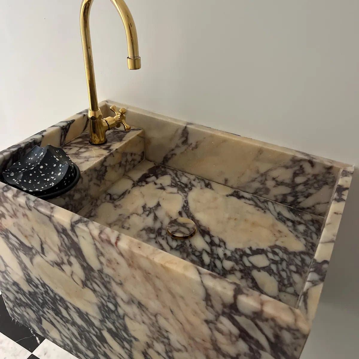 Unlacquered Brass Water Dispenser Kitchen Faucet | Single Hole Cold Water Tap