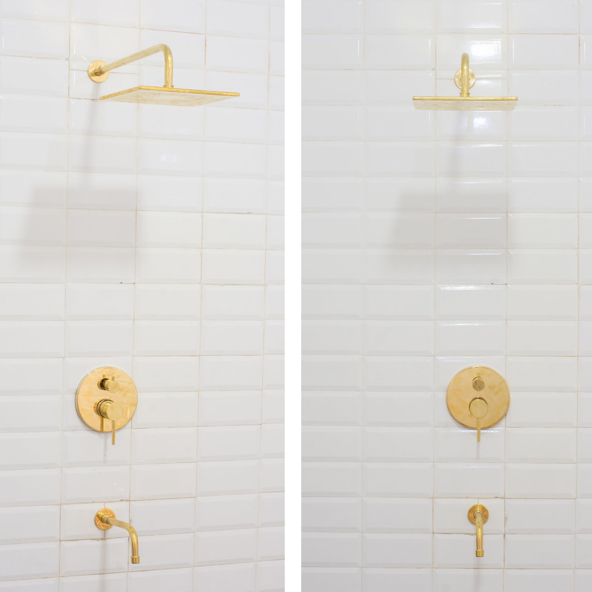 Built-in 2 outlet Brass Shower System - Head Shower System With Tub Filler alternate view 17