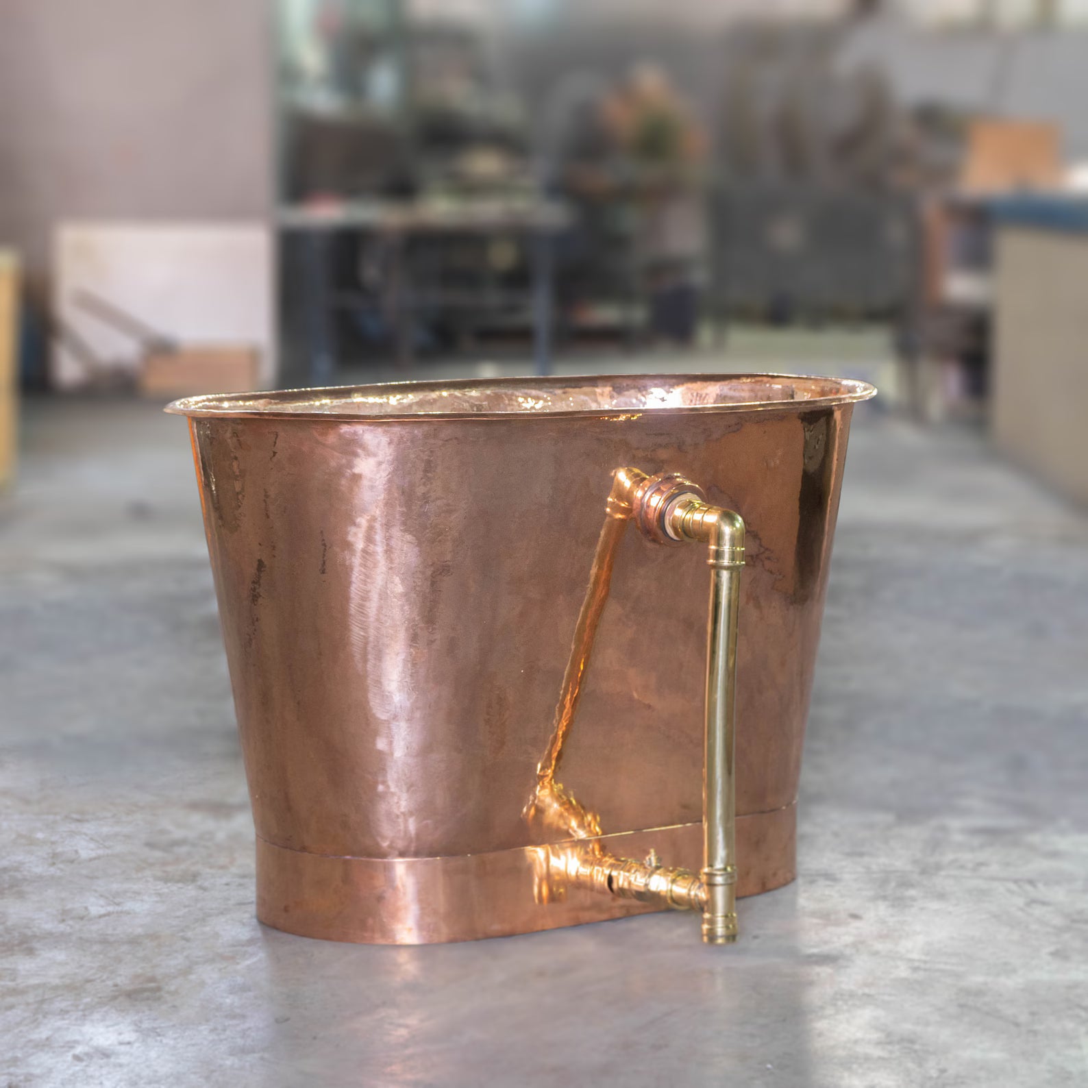 Copper Soaking Tub, Copper Bathtub, Free Standing Copper Tub