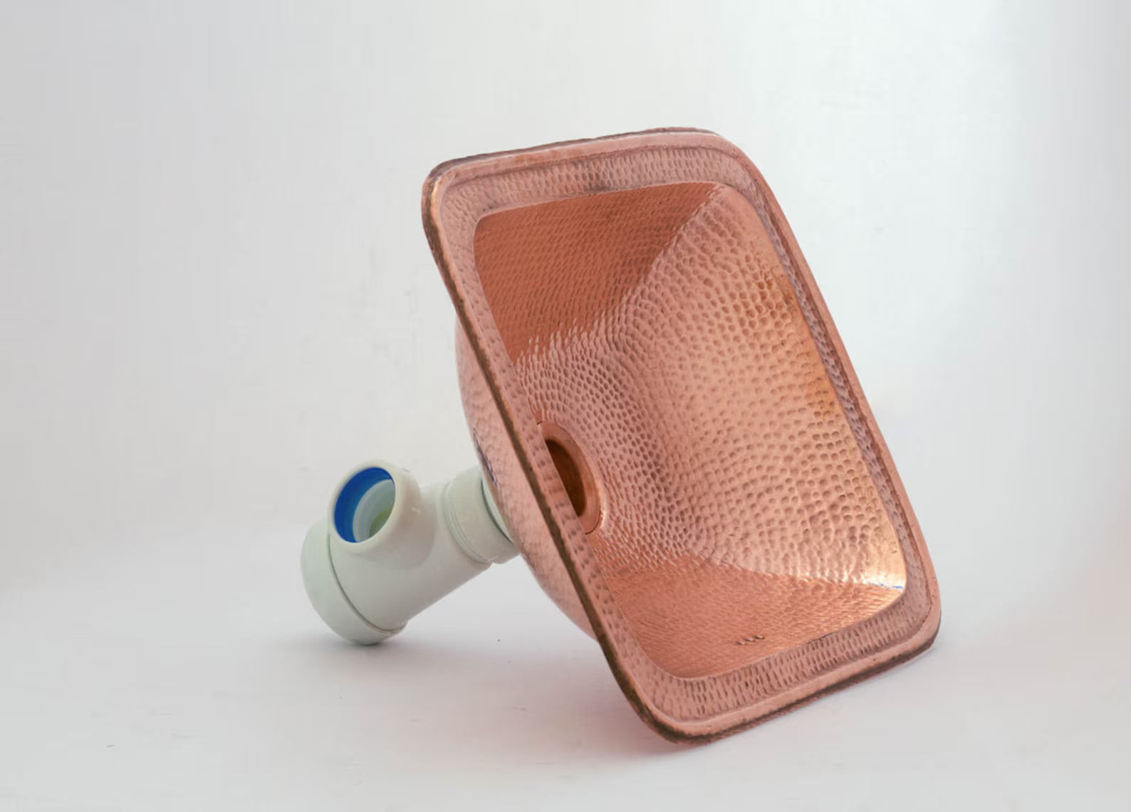 Hammered Copper Sink, Drop-in Brass Bathroom Sink, Antique Copper Sink, Bathroom Aged Copper sink alternate view 3