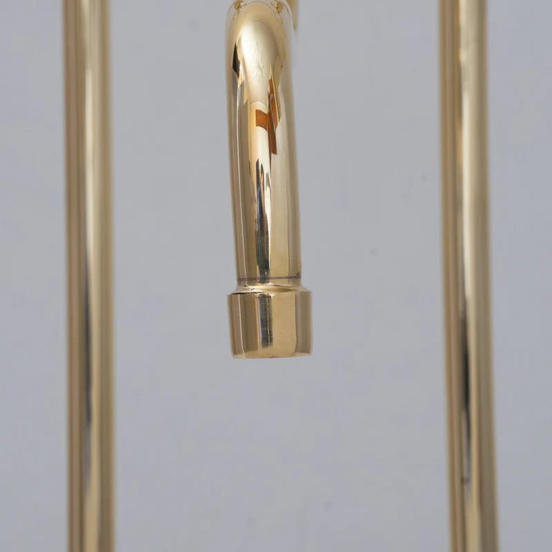 Antique Brass Kitchen Faucet – Unlacquered Brass Faucet alternate view 6