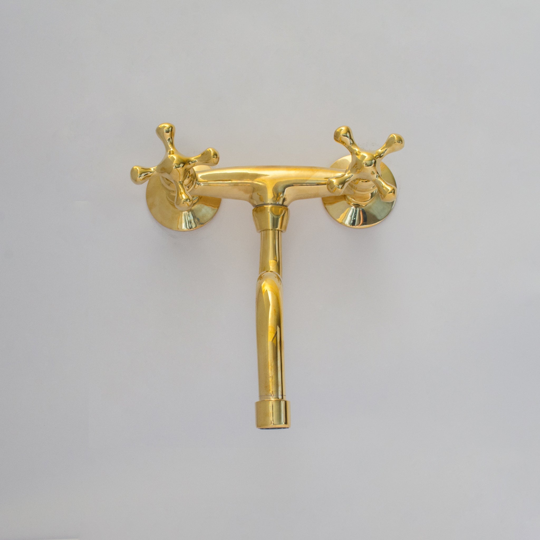 Antique Brass Kitchen Faucet – Wall Kitchen Faucet alternate view 4