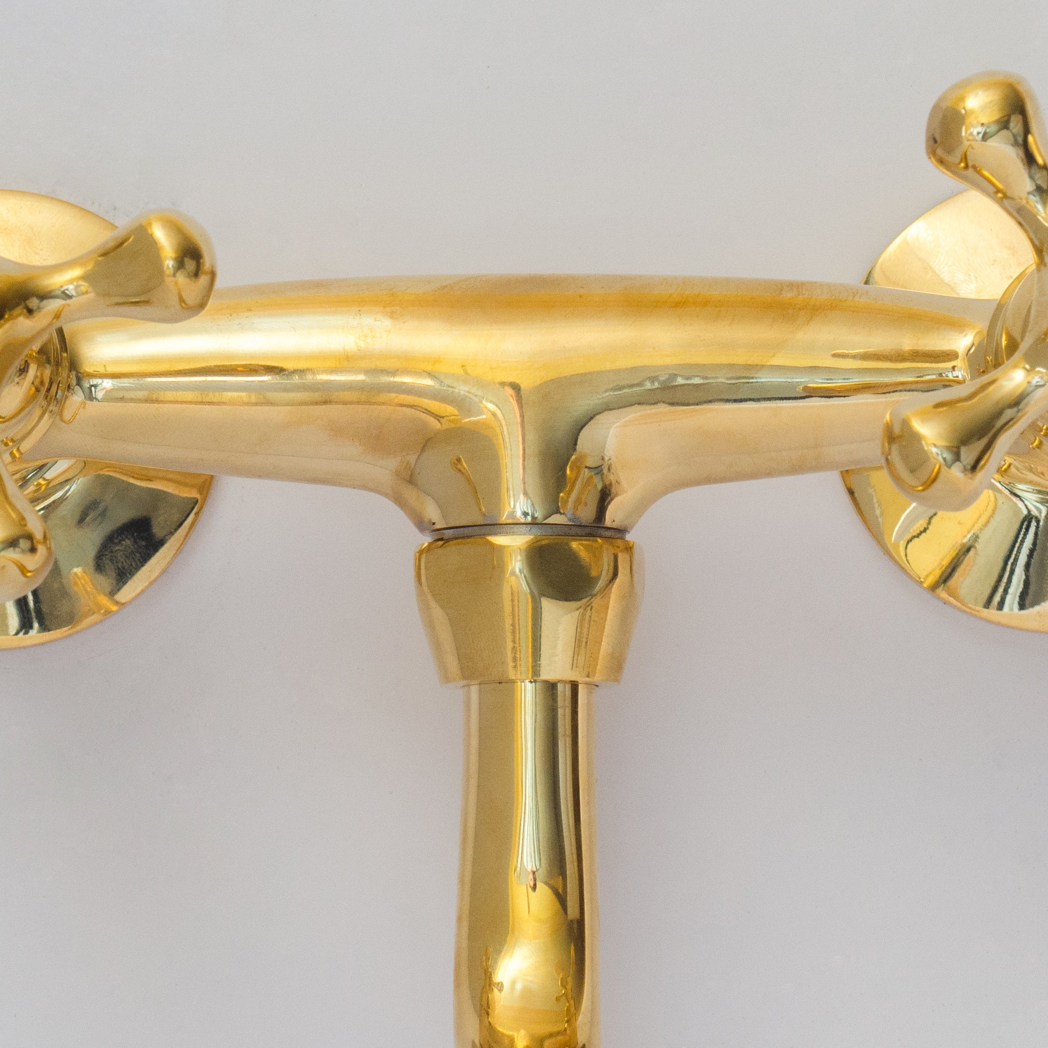 Antique Brass Kitchen Faucet – Wall Kitchen Faucet alternate view 5