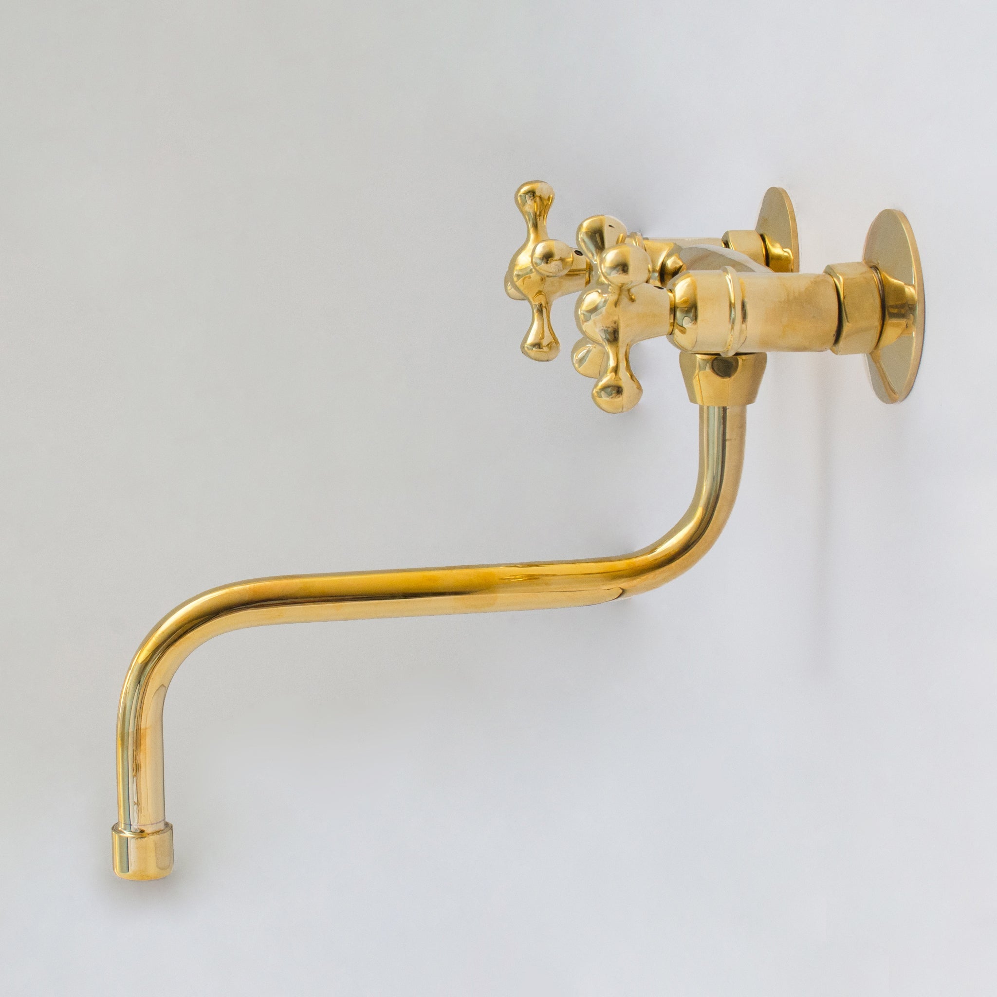 Antique Brass Kitchen Faucet – Wall Kitchen Faucet alternate view 3