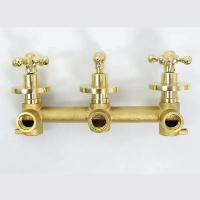 Antique Brass Shower Fixtures – Brass Shower Set alternate view 11