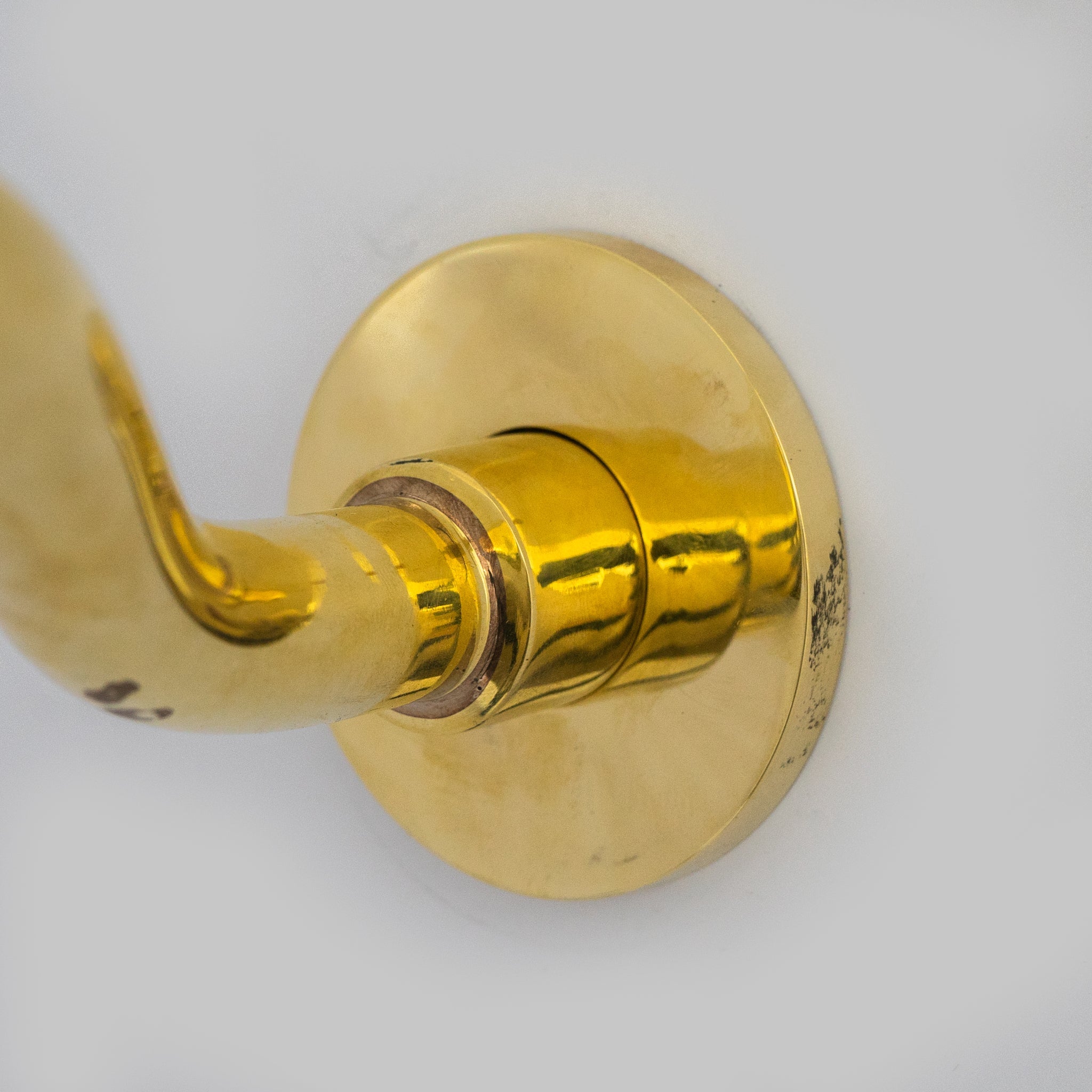 Antique Brass Tub Filler, Wall Mount Solid Brass Tub Faucet alternate view 5