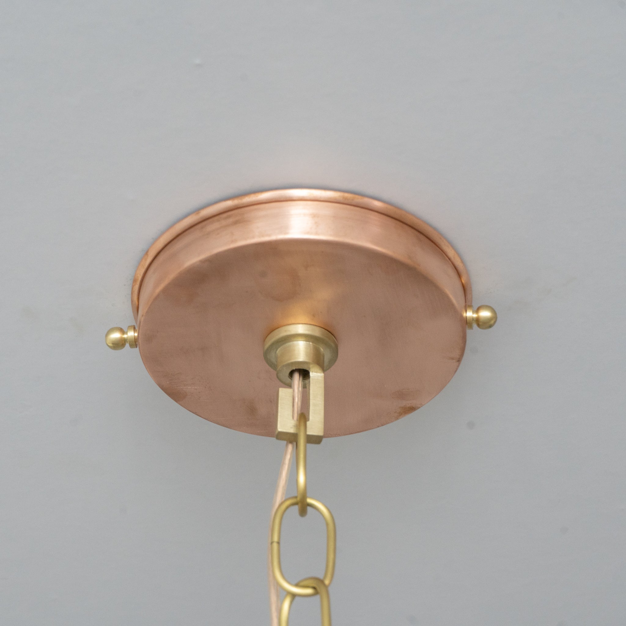 Antique Bronze Hammered Dome Pendant Light - Artisan Patina Finish alternate view 5