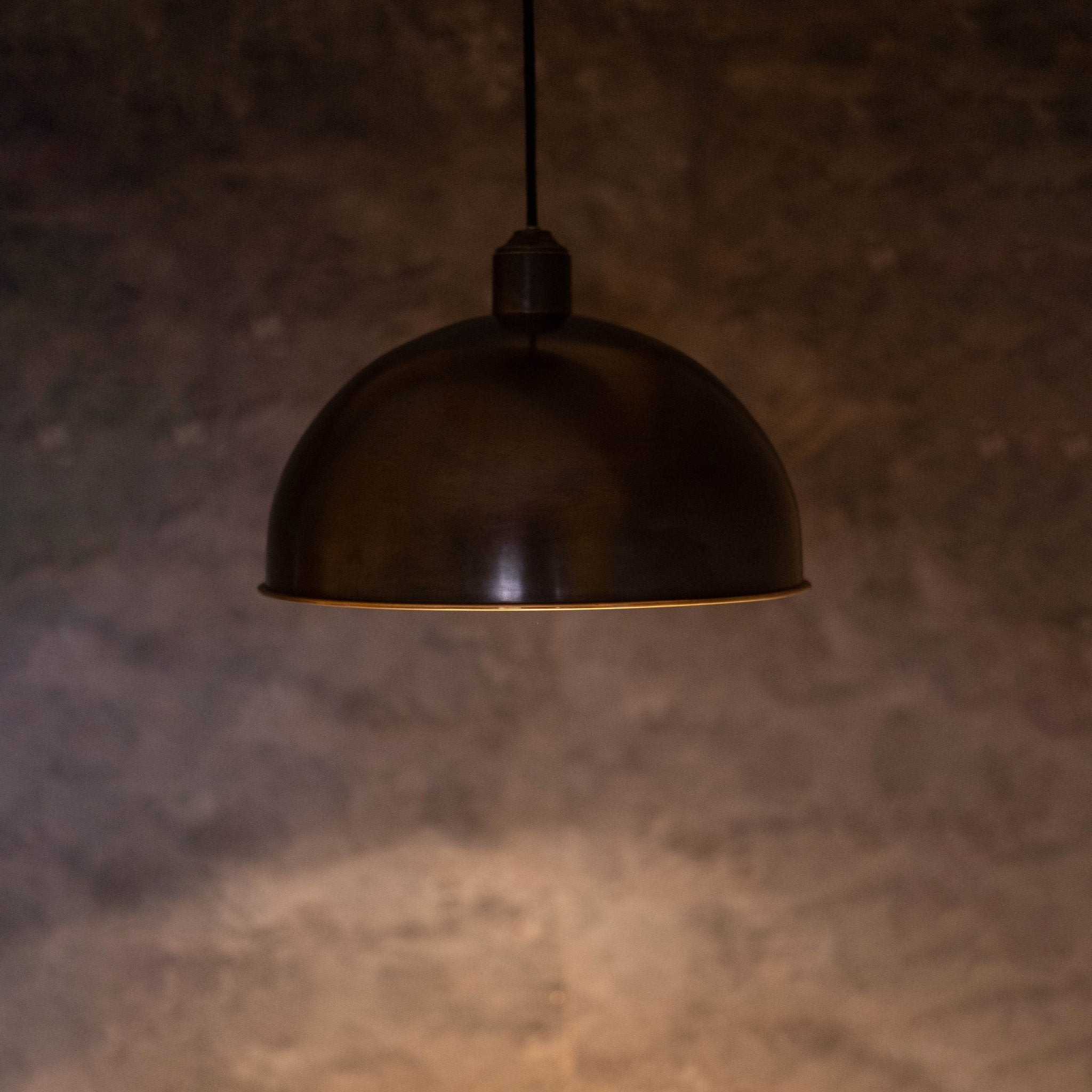 Antique Bronze Pendant Light, Bronze Dome Pendant, Antique Ceiling Lampshade alternate view 8