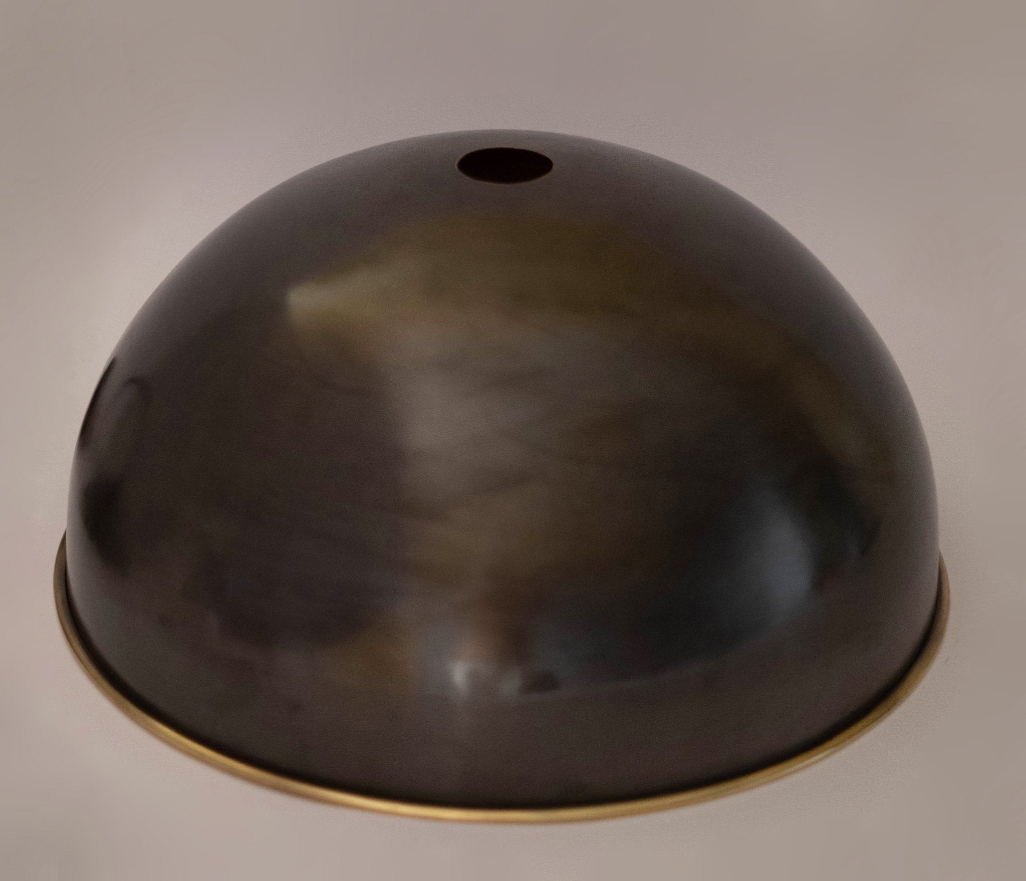 Antique Bronze Pendant Light, Bronze Dome Pendant, Antique Ceiling Lampshade alternate view 11