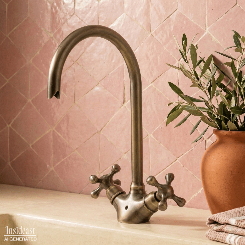 Antique Bronze Single-Hole Bathroom Faucet | Oil Rubbed Finish