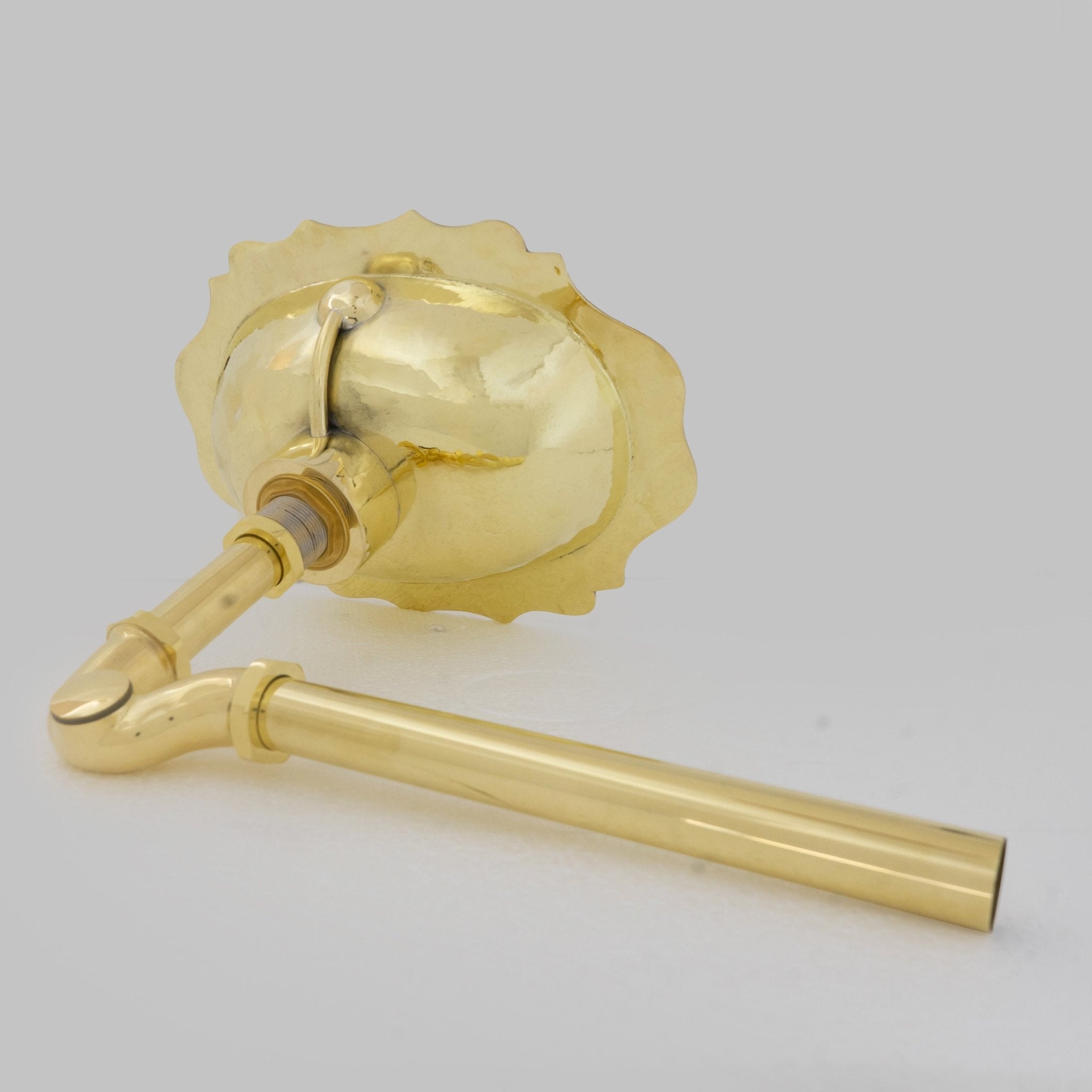 Antique Solid Brass Sink, Unlacquered Exposed Oval Bathroom Sink, Bathroom Vessel sink alternate view 6