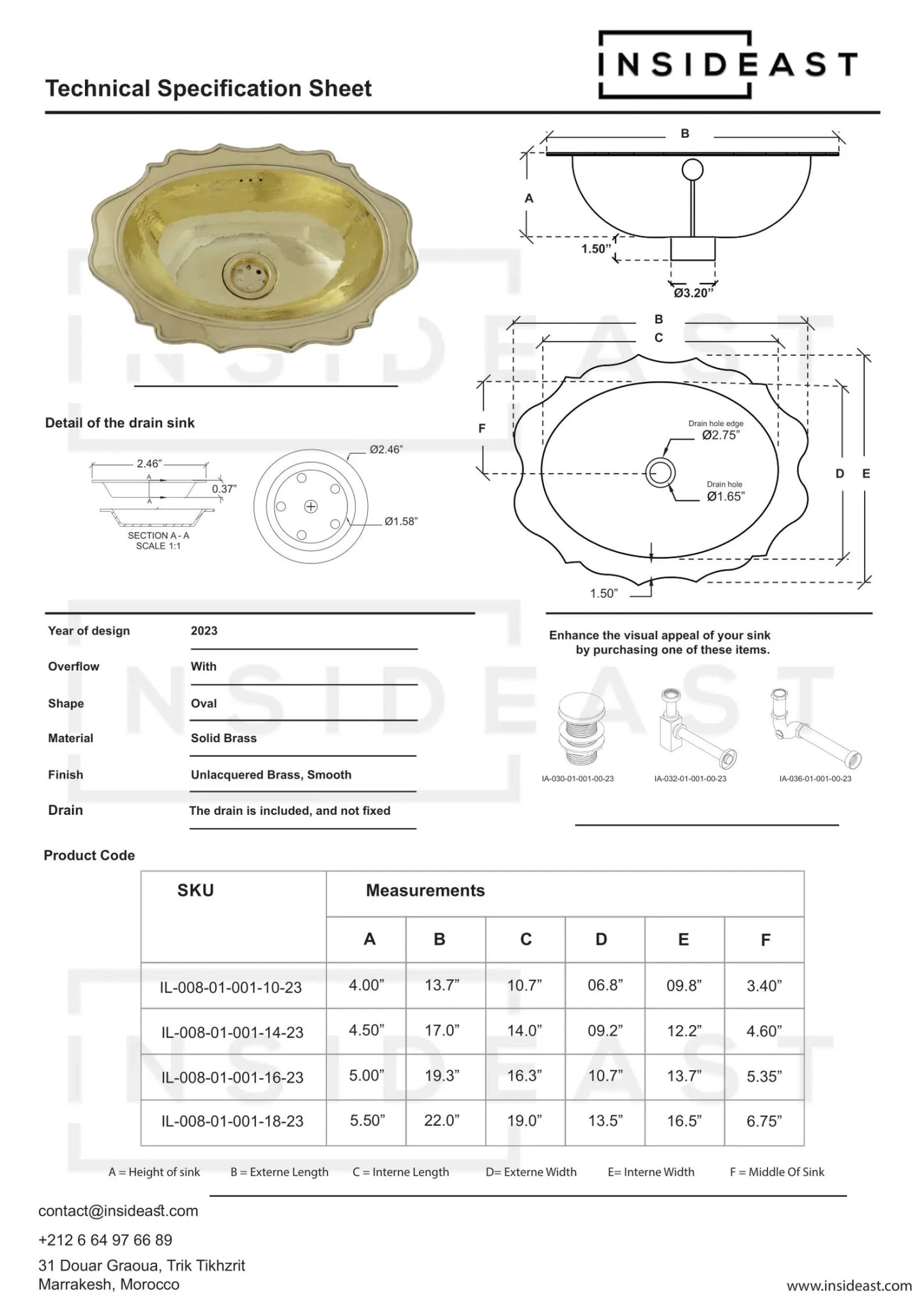 Antique Solid Brass Sink, Unlacquered Exposed Oval Bathroom Sink, Bathroom Vessel sink alternate view 7