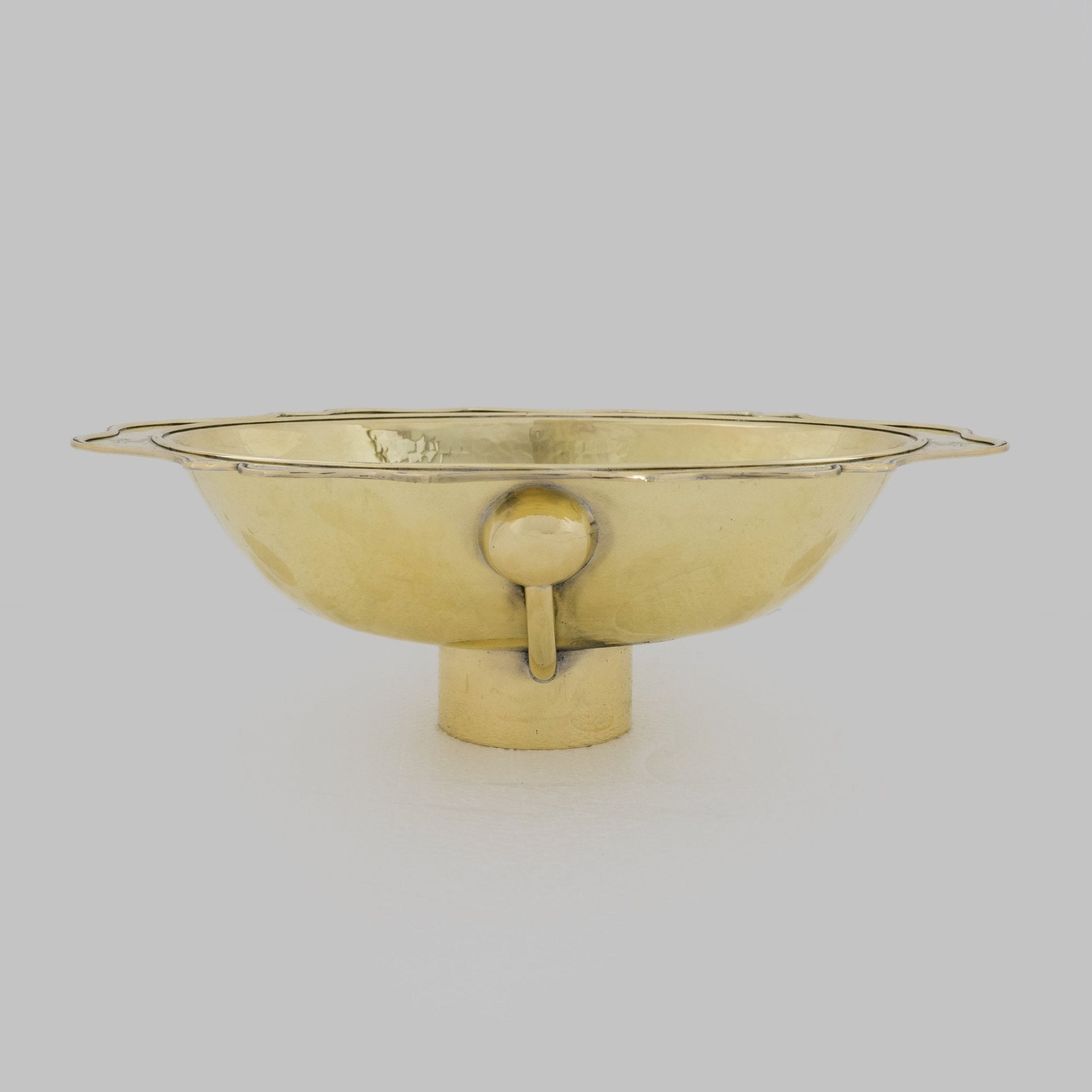 Antique Solid Brass Sink, Unlacquered Exposed Oval Bathroom Sink, Bathroom Vessel sink alternate view 3