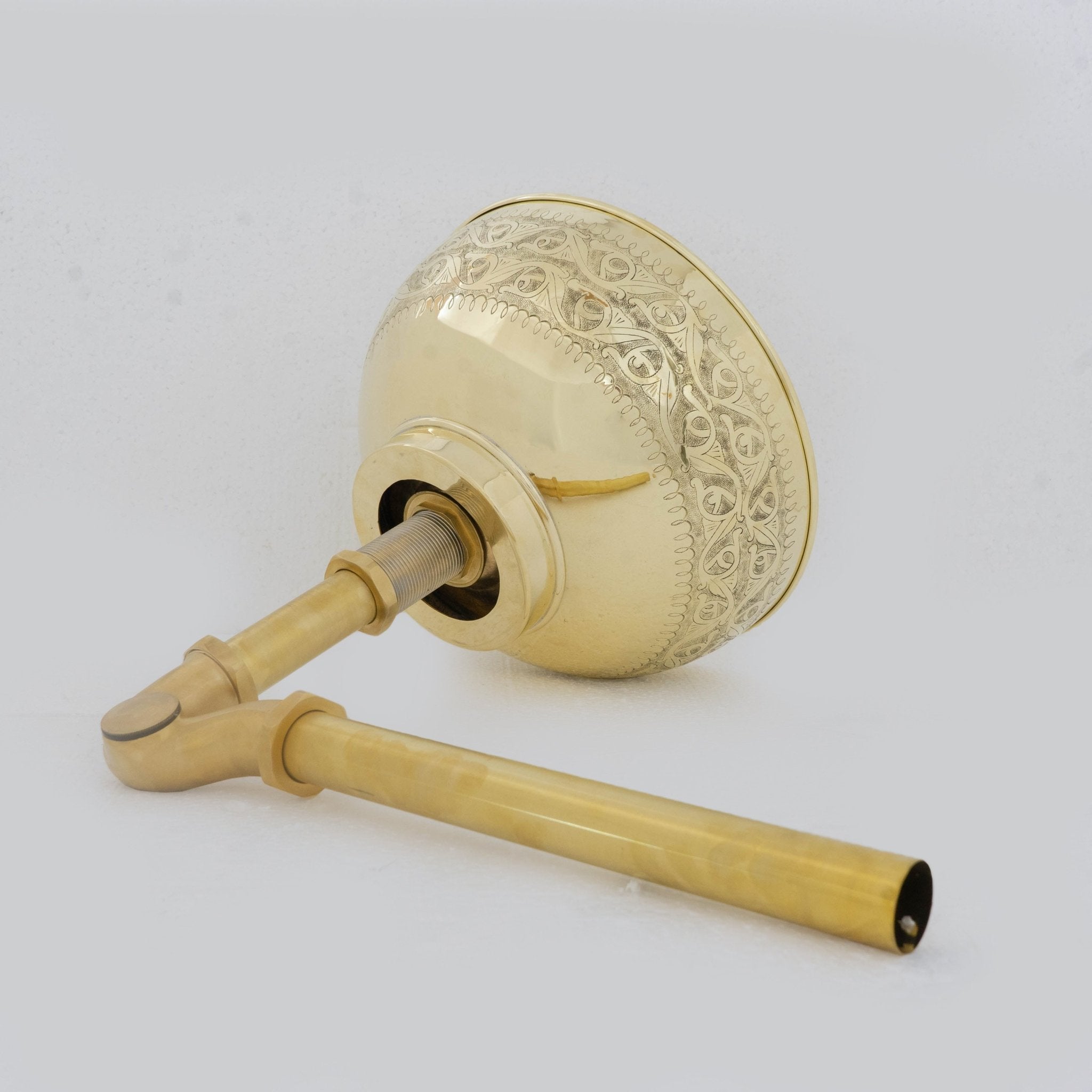 Brass Bathroom Sink, Bowl Vessel Sink, Vanity Basin Sink, Hand Hammered and Hand Engraved alternate view 9