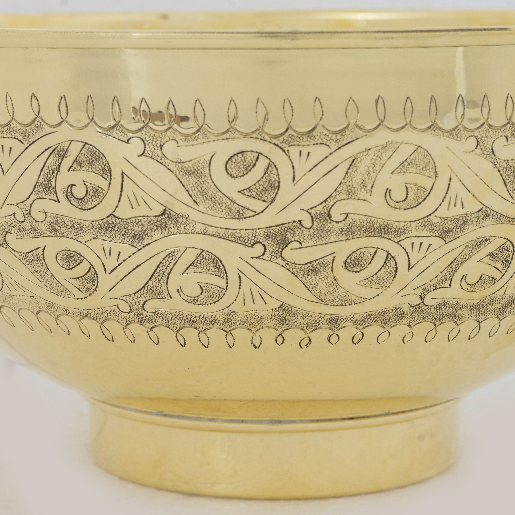 Brass Bathroom Sink, Bowl Vessel Sink, Vanity Basin Sink, Hand Hammered and Hand Engraved alternate view 4