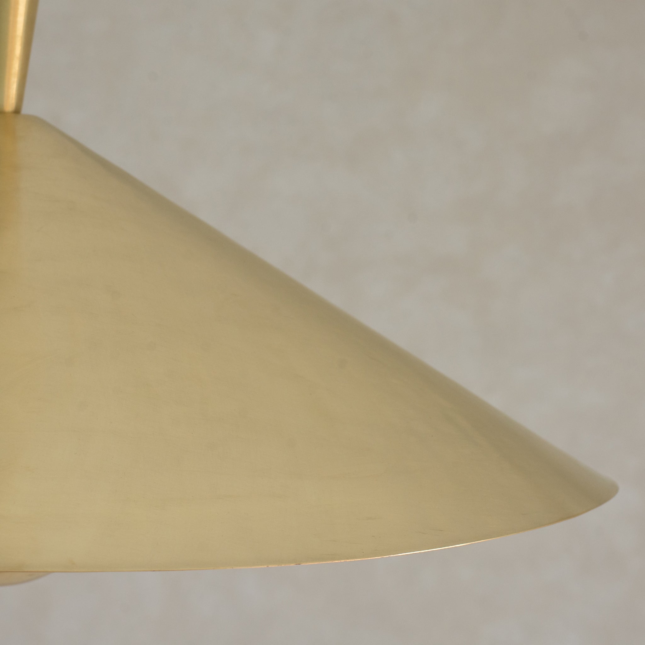 Brass Cone Pendant Light, Kitchen Island Ceiling Light Fixture, Modern Hanging Shade For Kitchen & Living Room, Cone Shade Light alternate view 6