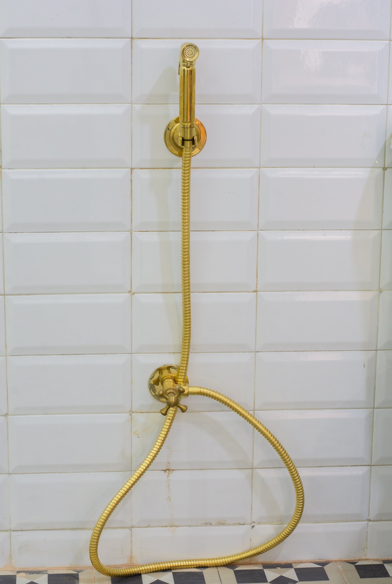 Brass Handheld Bidet Sprayer, Bathroom Bidet Hose Set, Toilet Spray Nozzle, Wall Mount Bidet alternate view 5