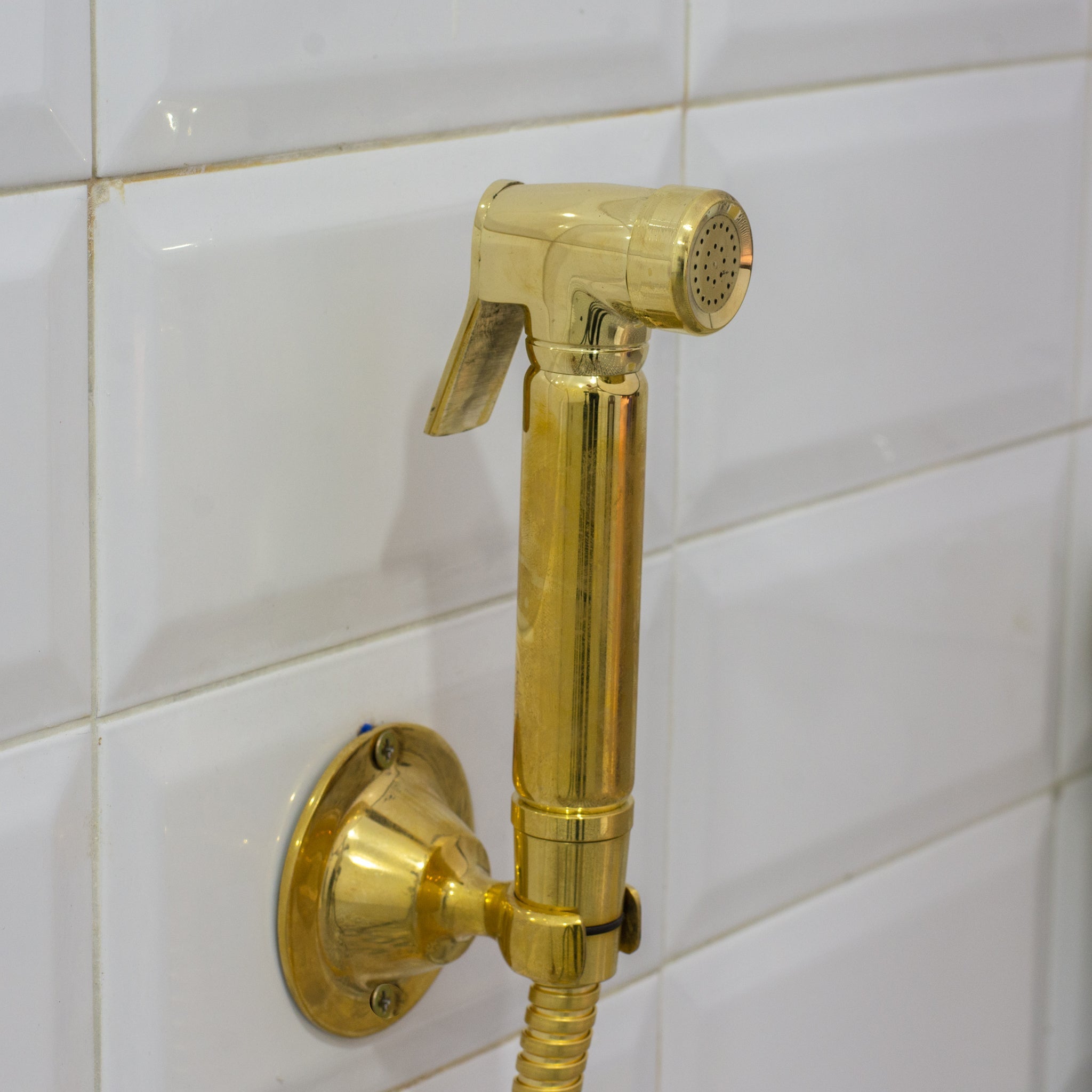 Brass Handheld Bidet Sprayer, Bathroom Bidet Hose Set, Toilet Spray Nozzle, Wall Mount Bidet alternate view 2