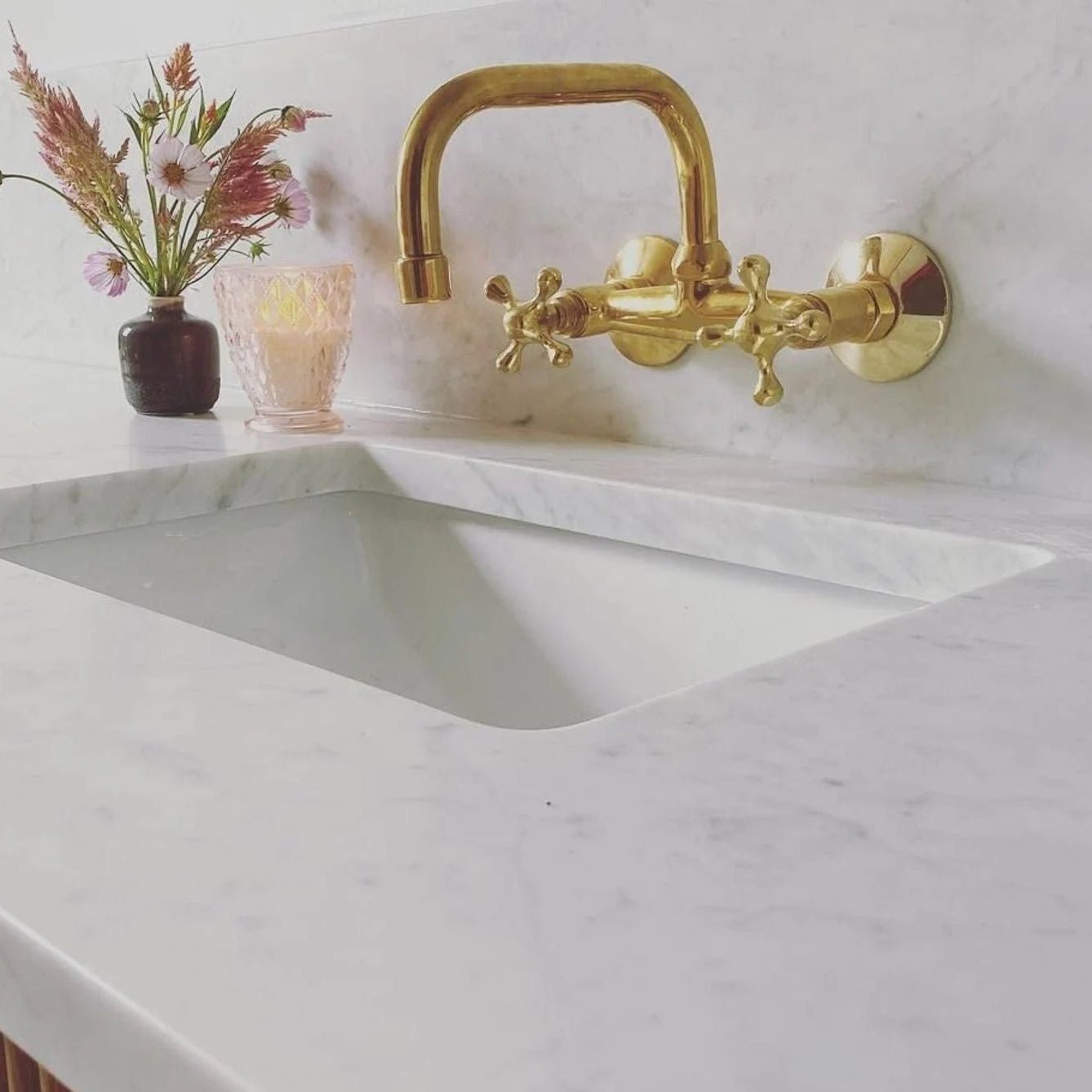 Brass Kitchen Faucet – Vintage Brass Kitchen Faucet