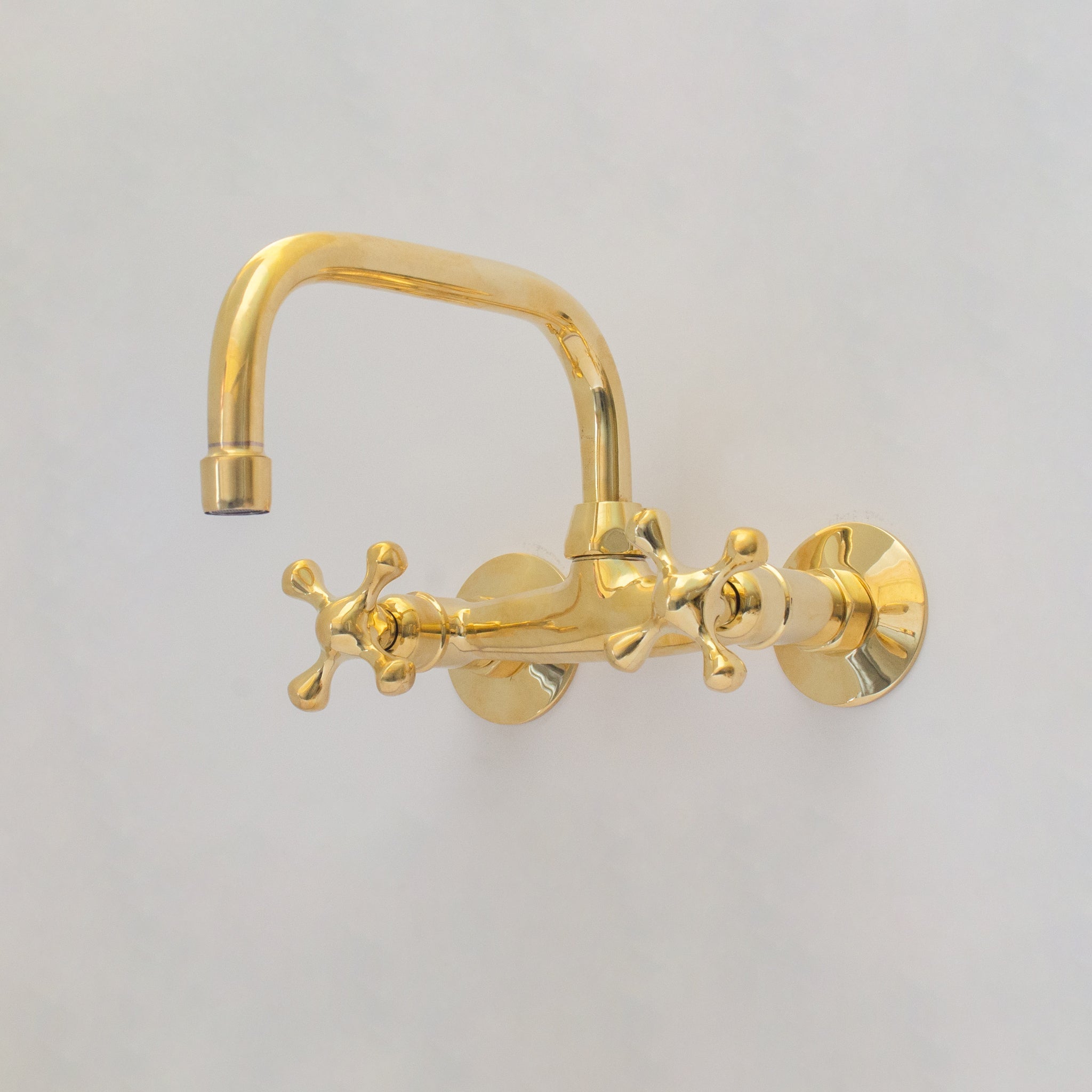 Brass Kitchen Faucet – Vintage Brass Kitchen Faucet alternate view 2