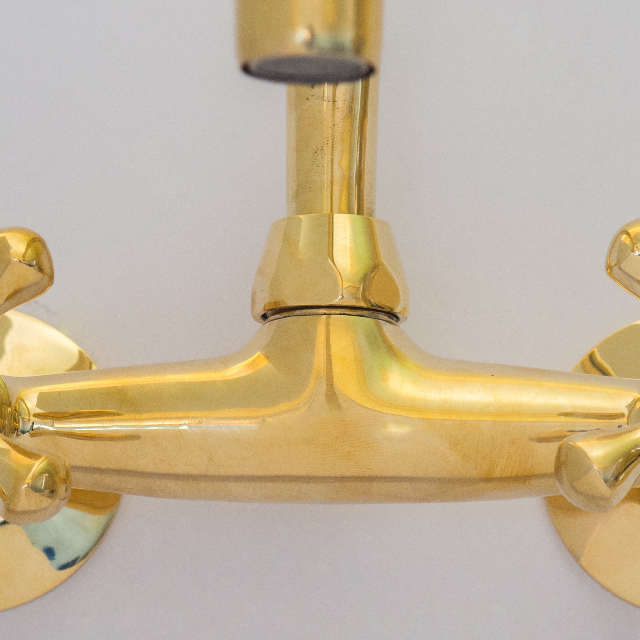 Brass Kitchen Faucet – Vintage Brass Kitchen Faucet alternate view 7