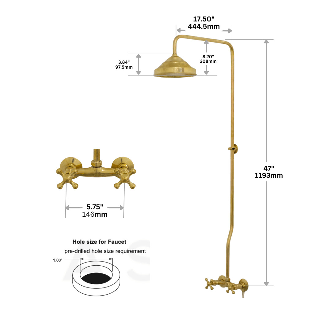 Brass Shower – Brass Shower Fixtures alternate view 7