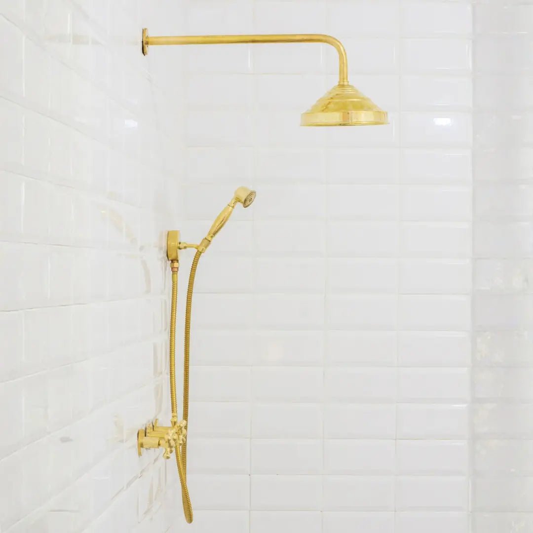 Brass Shower Fixtures – Dual Shower Head alternate view 8