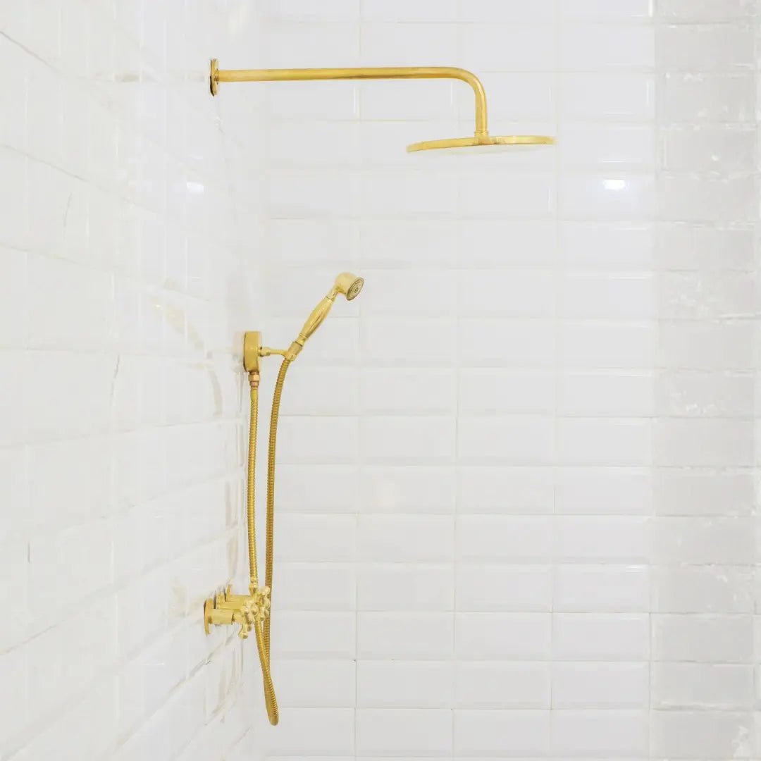 Brass Shower Fixtures – Dual Shower Head alternate view 10
