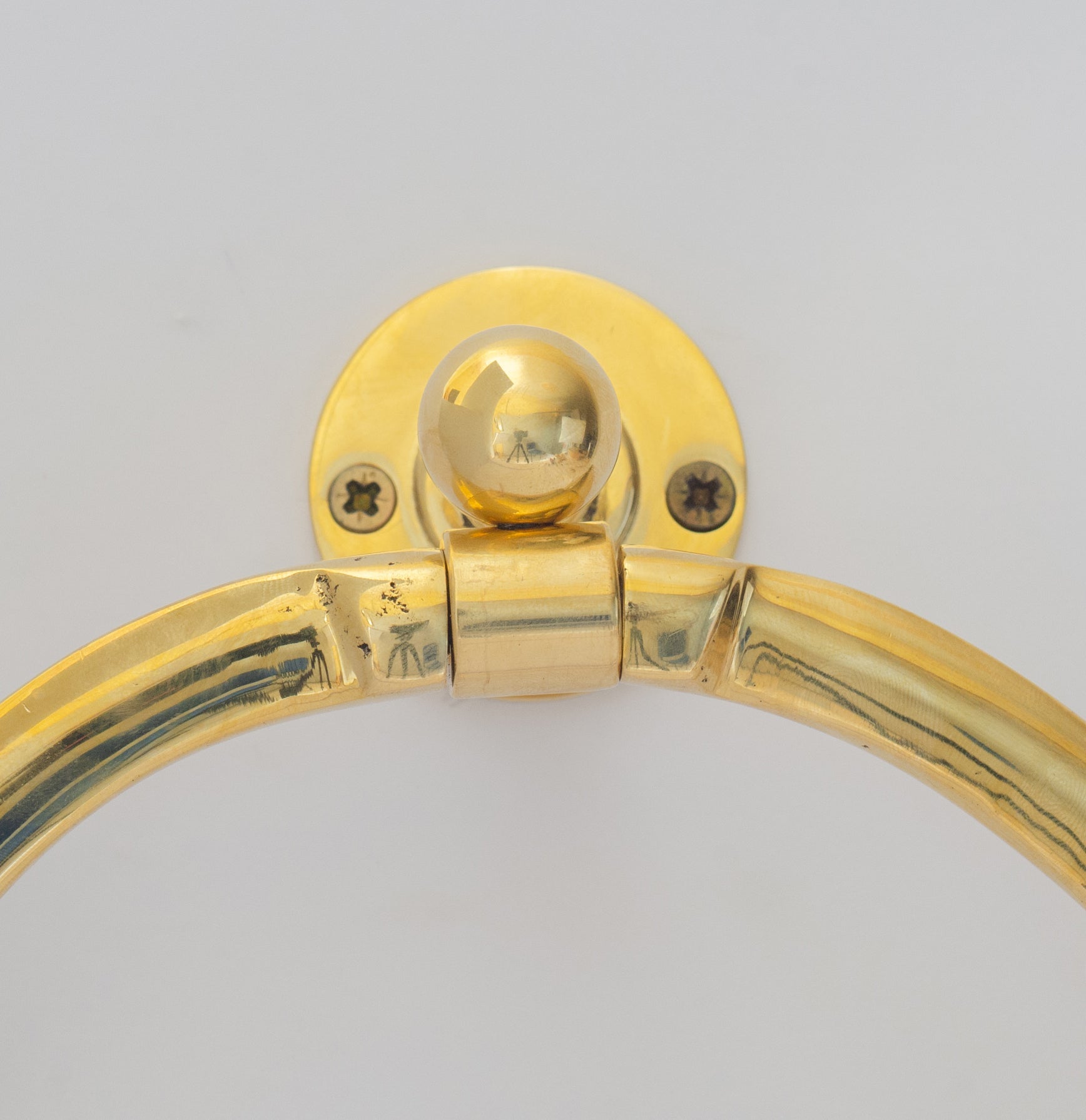 Brass Towel Ring – Bathroom Towel Holder alternate view 3