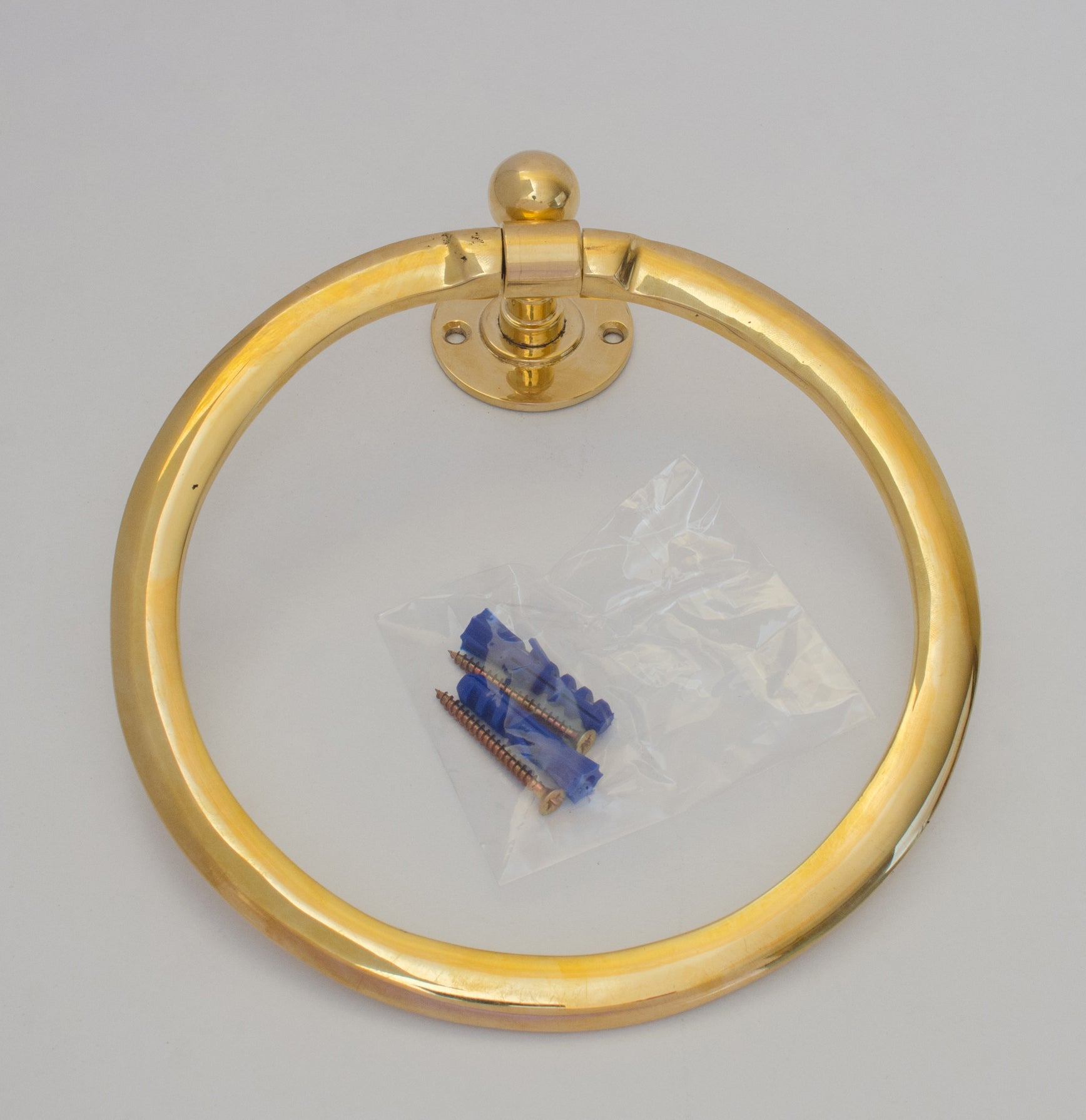 Brass Towel Ring – Bathroom Towel Holder alternate view 8