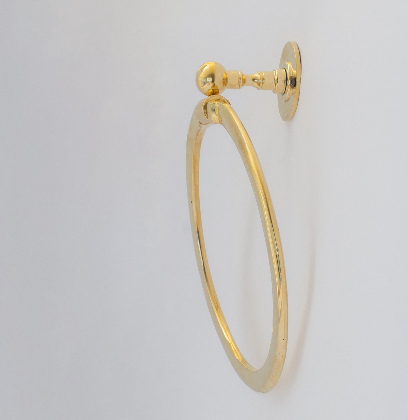 Brass Towel Ring – Bathroom Towel Holder alternate view 5