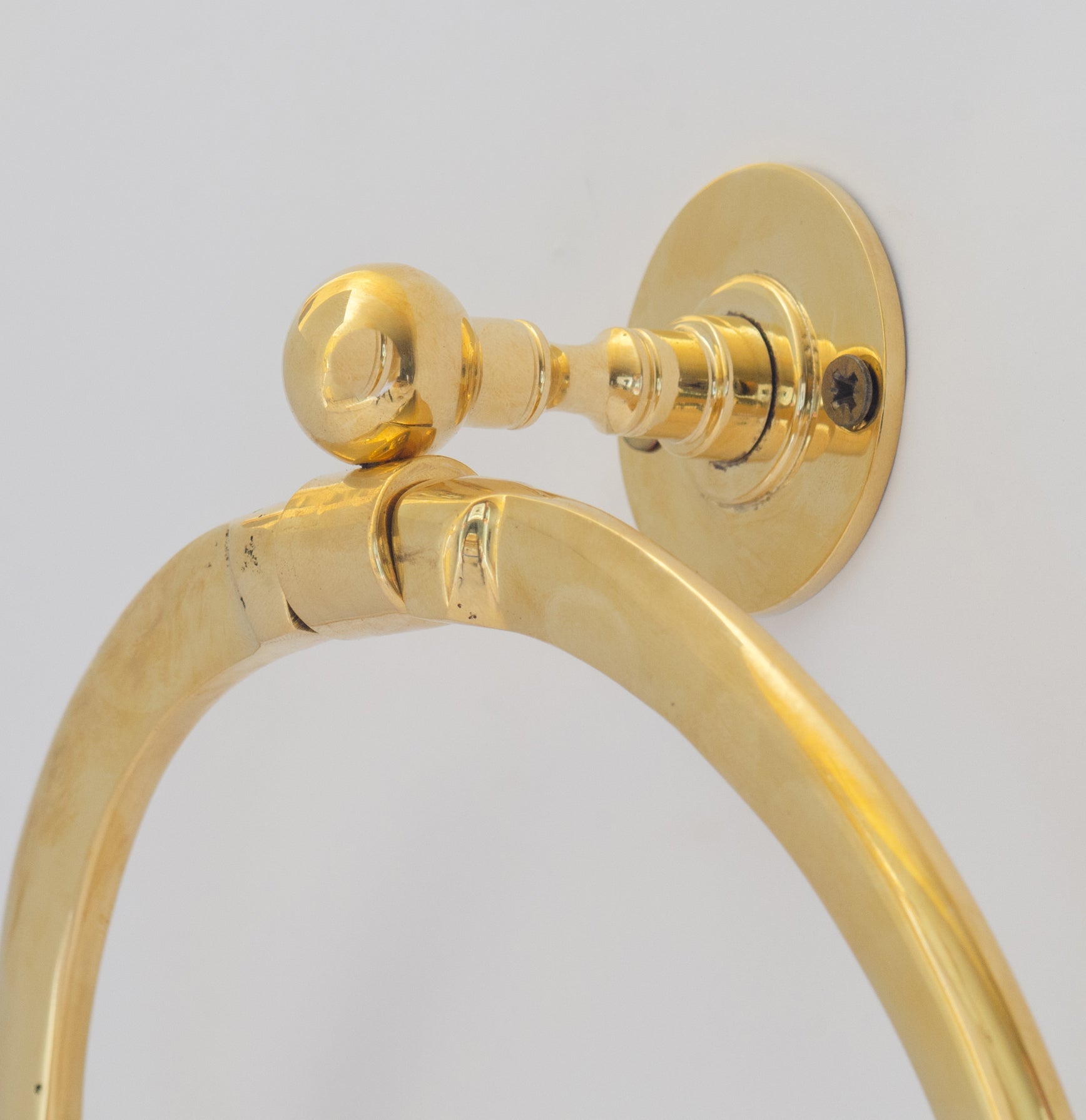 Brass Towel Ring – Bathroom Towel Holder alternate view 2