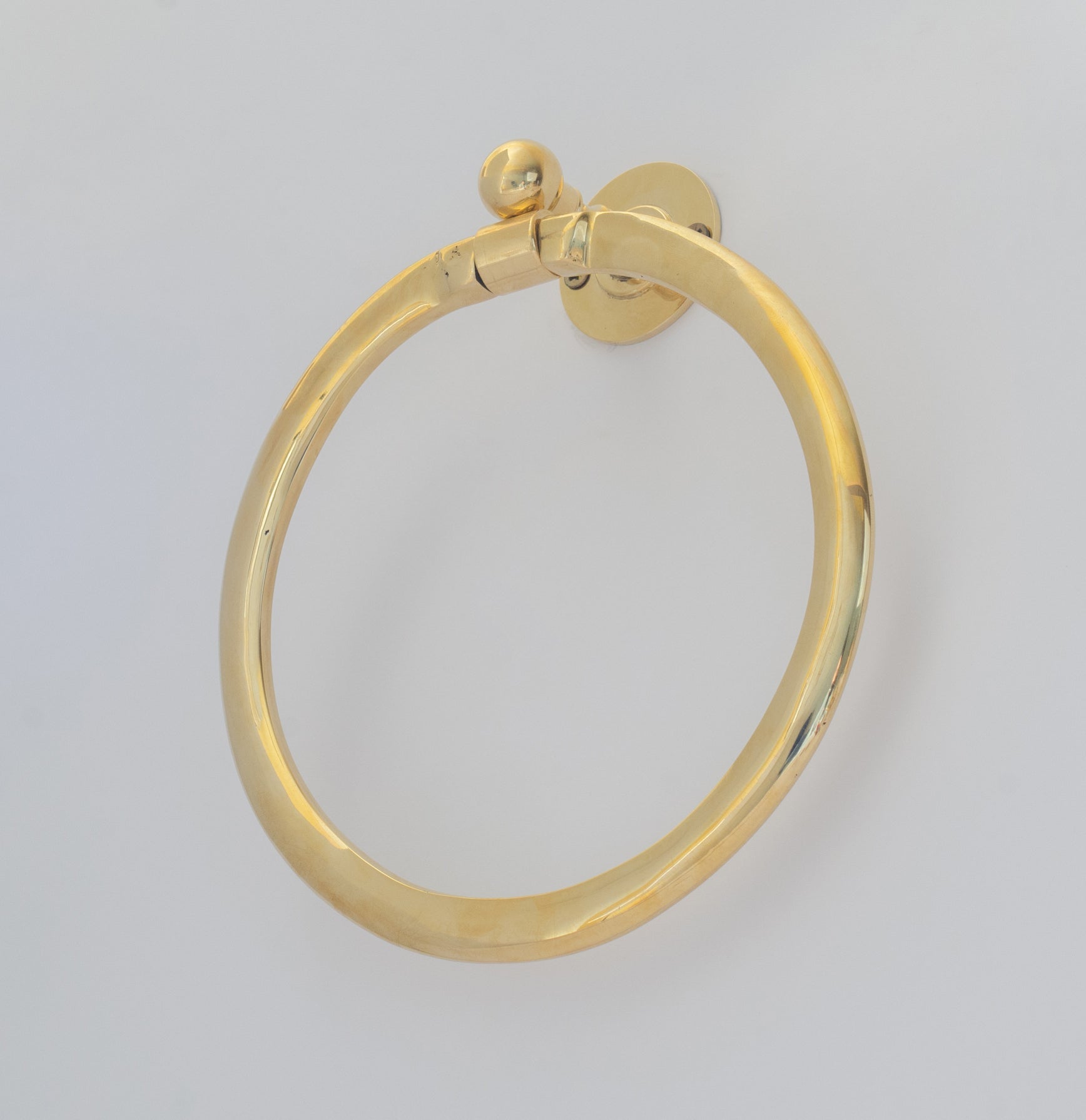 Brass Towel Ring – Bathroom Towel Holder alternate view 4