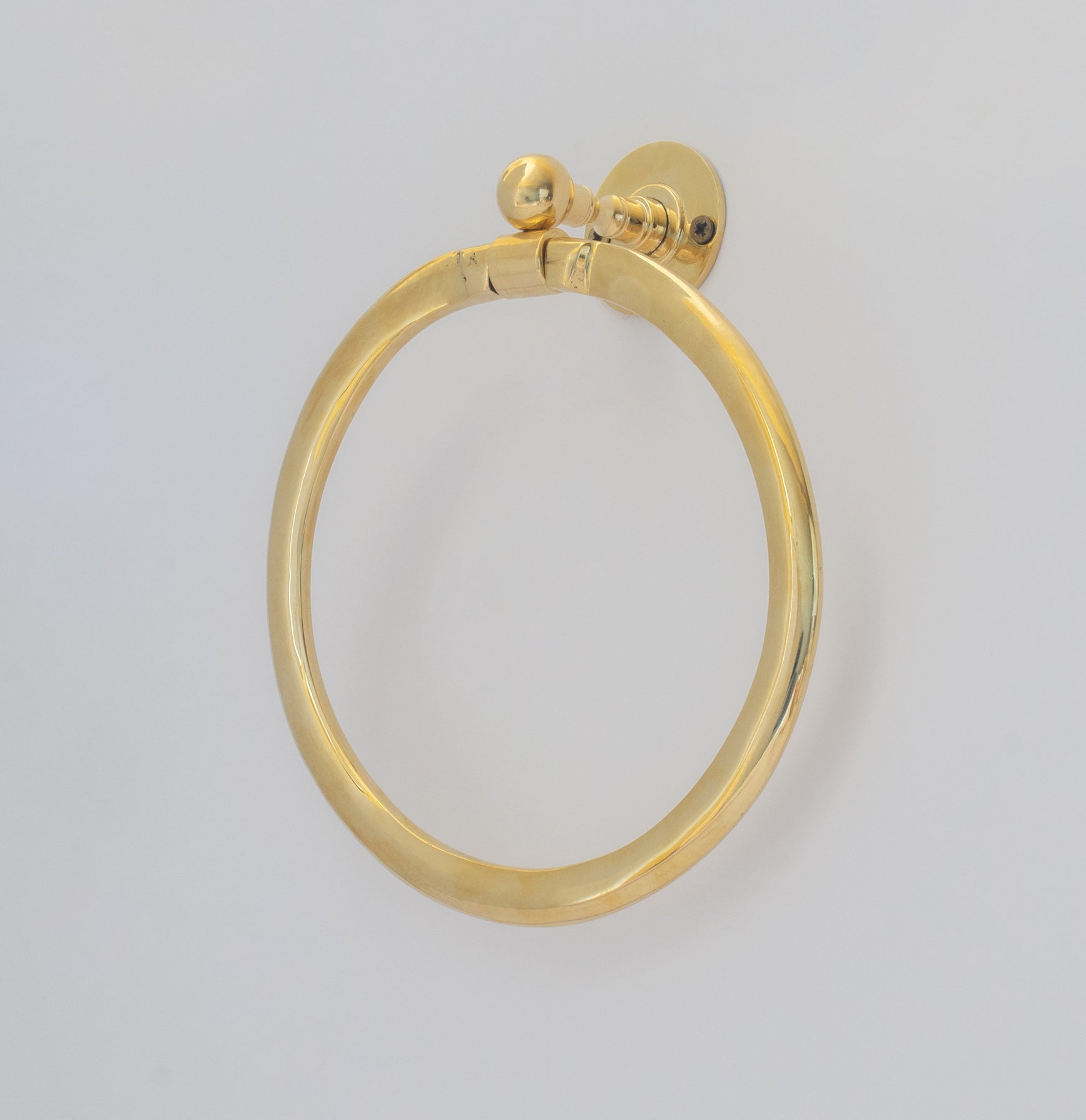 Brass Towel Ring – Bathroom Towel Holder alternate view 7