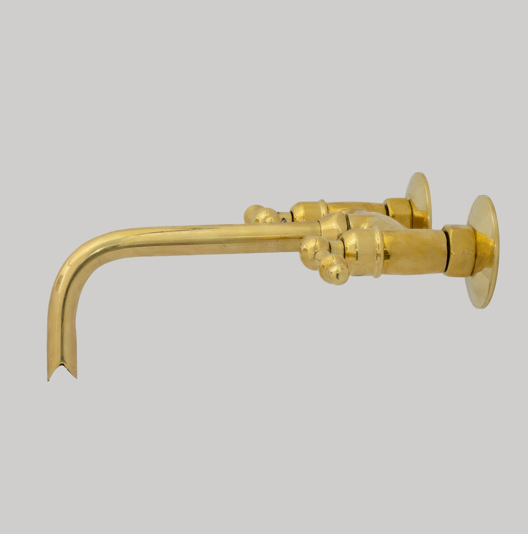 Brass Wall Mount Faucet – Antique Brass Bathroom Faucet alternate view 10