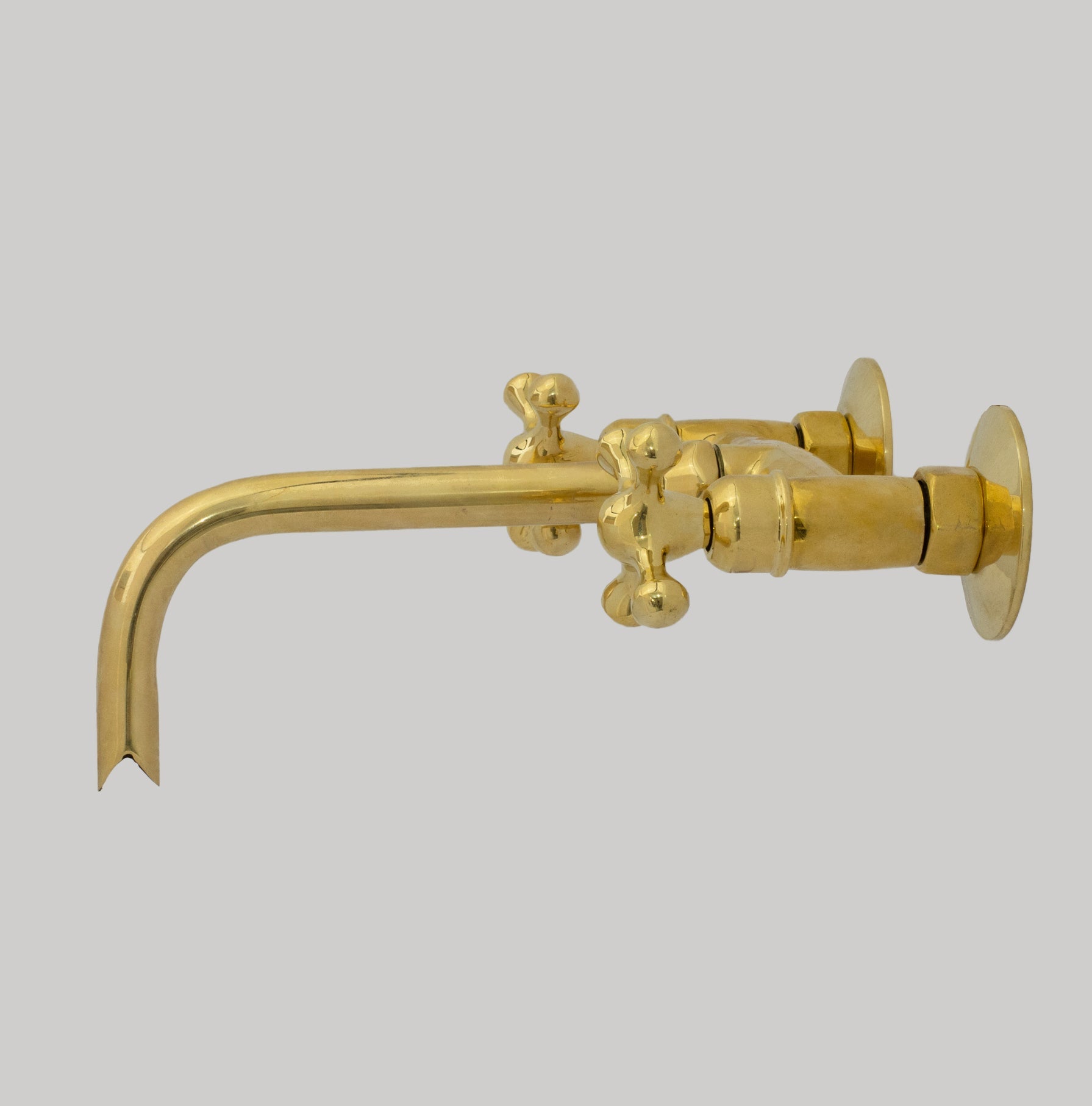 Brass Wall Mount Faucet – Antique Brass Bathroom Faucet alternate view 8