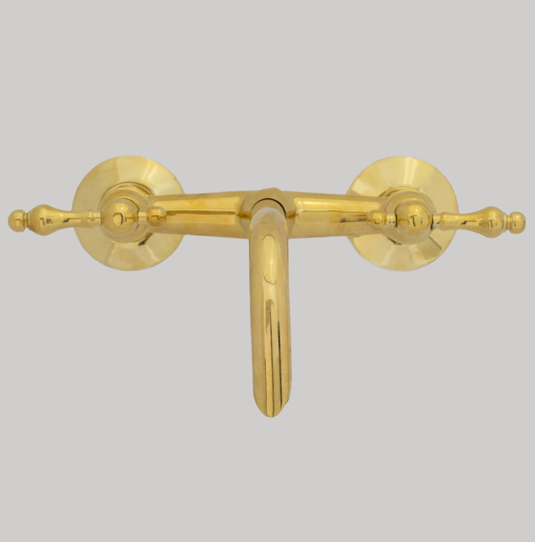 Brass Wall Mount Faucet – Antique Brass Bathroom Faucet alternate view 5