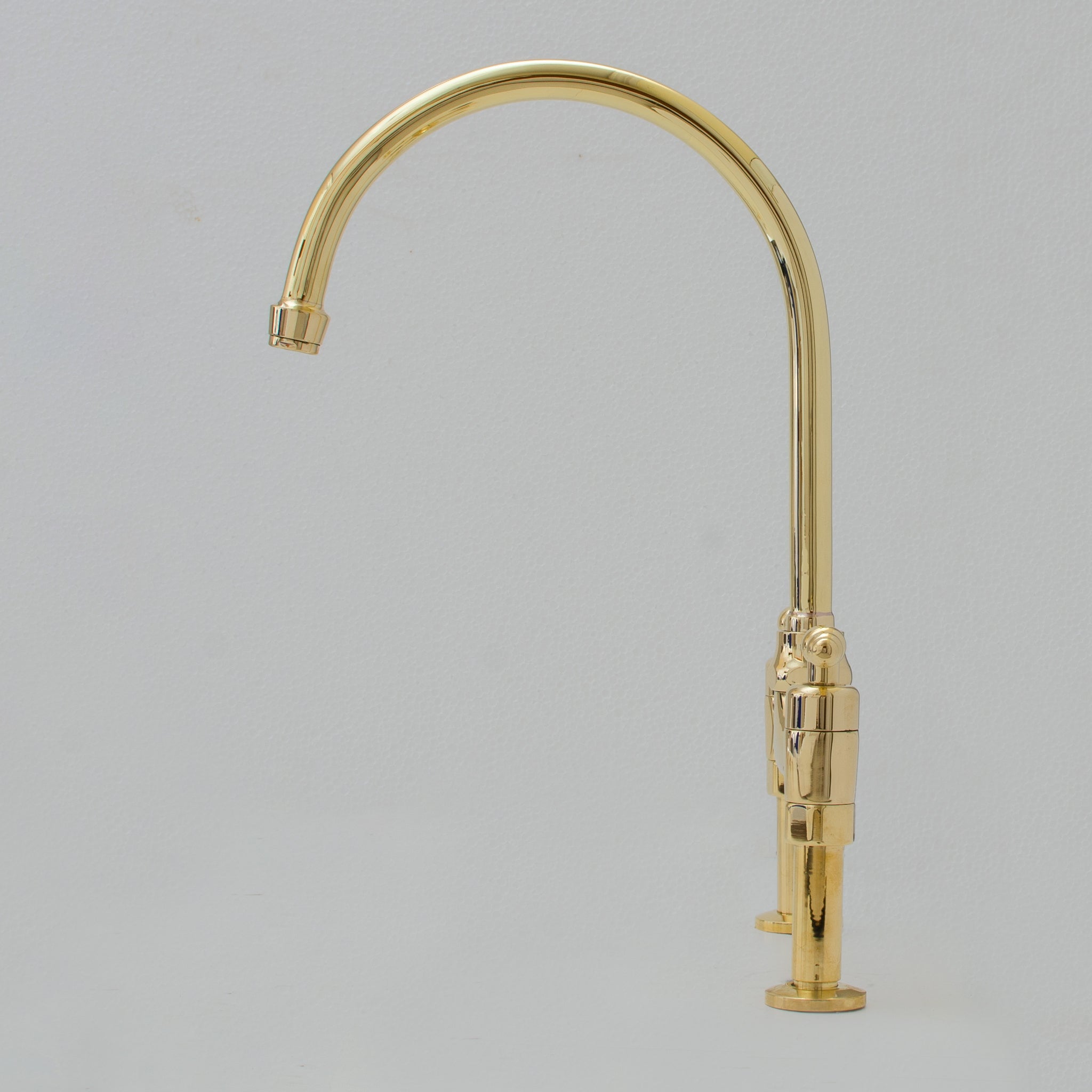 Bridgeford - Unlacquered Brass Kitchen Bridge Faucet alternate view 6