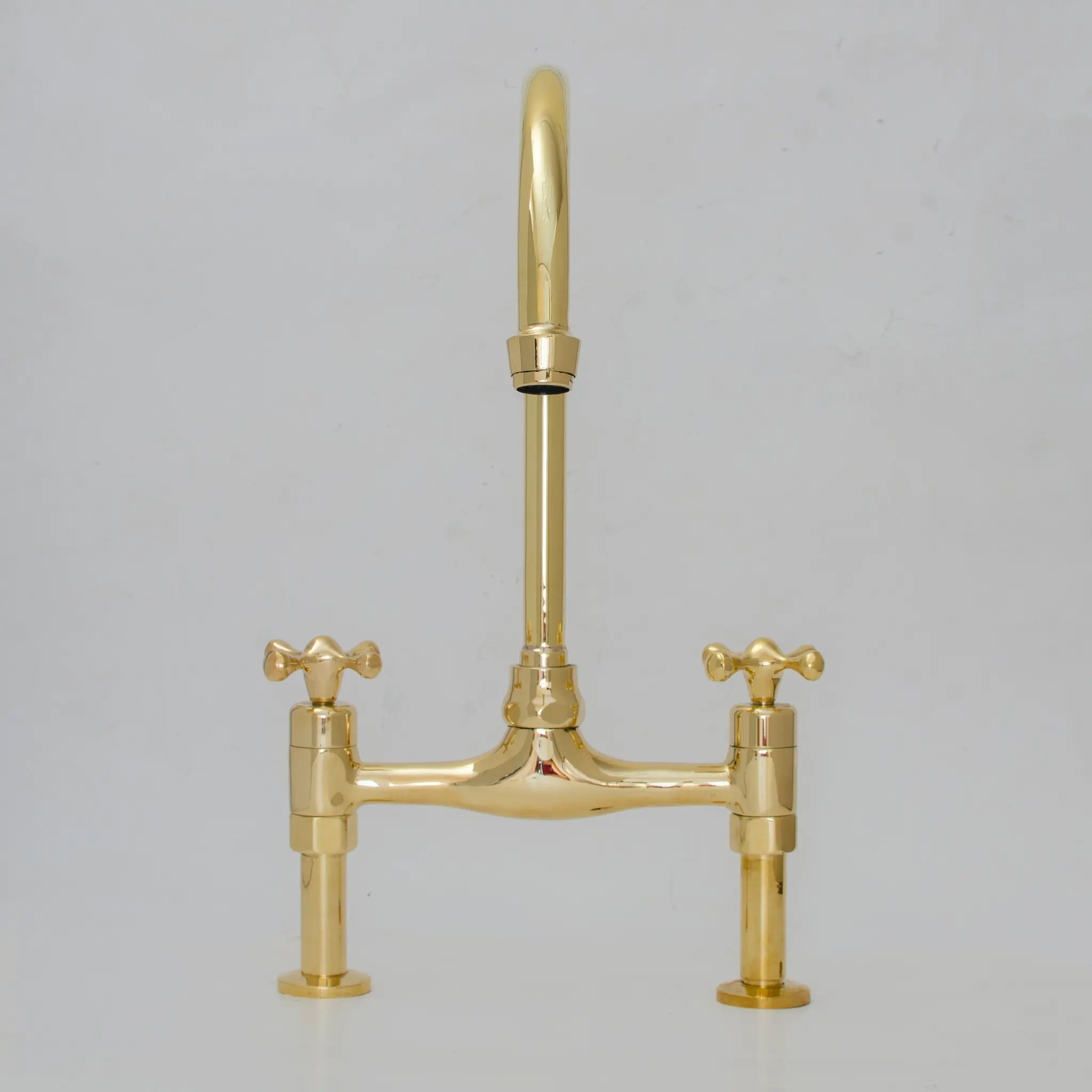 Bridgeford - Unlacquered Brass Kitchen Bridge Faucet alternate view 13