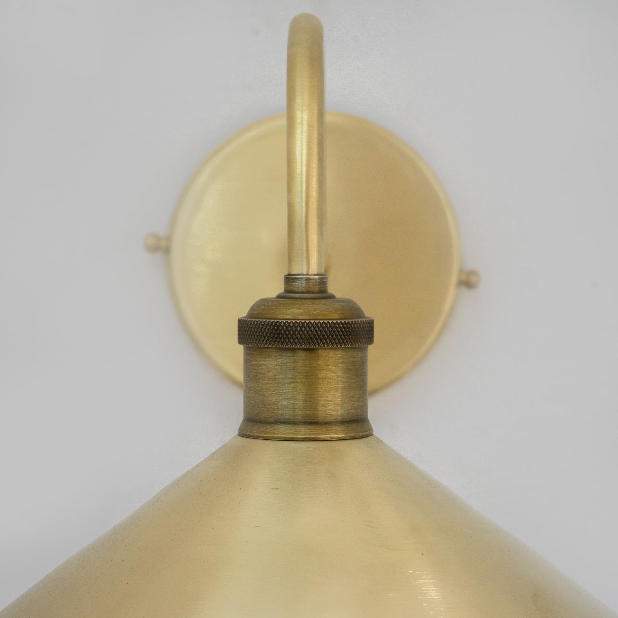 Brushed Brass Hallway Sconce, Wall Mount Lamp, Sconce Lighting Fixture alternate view 6