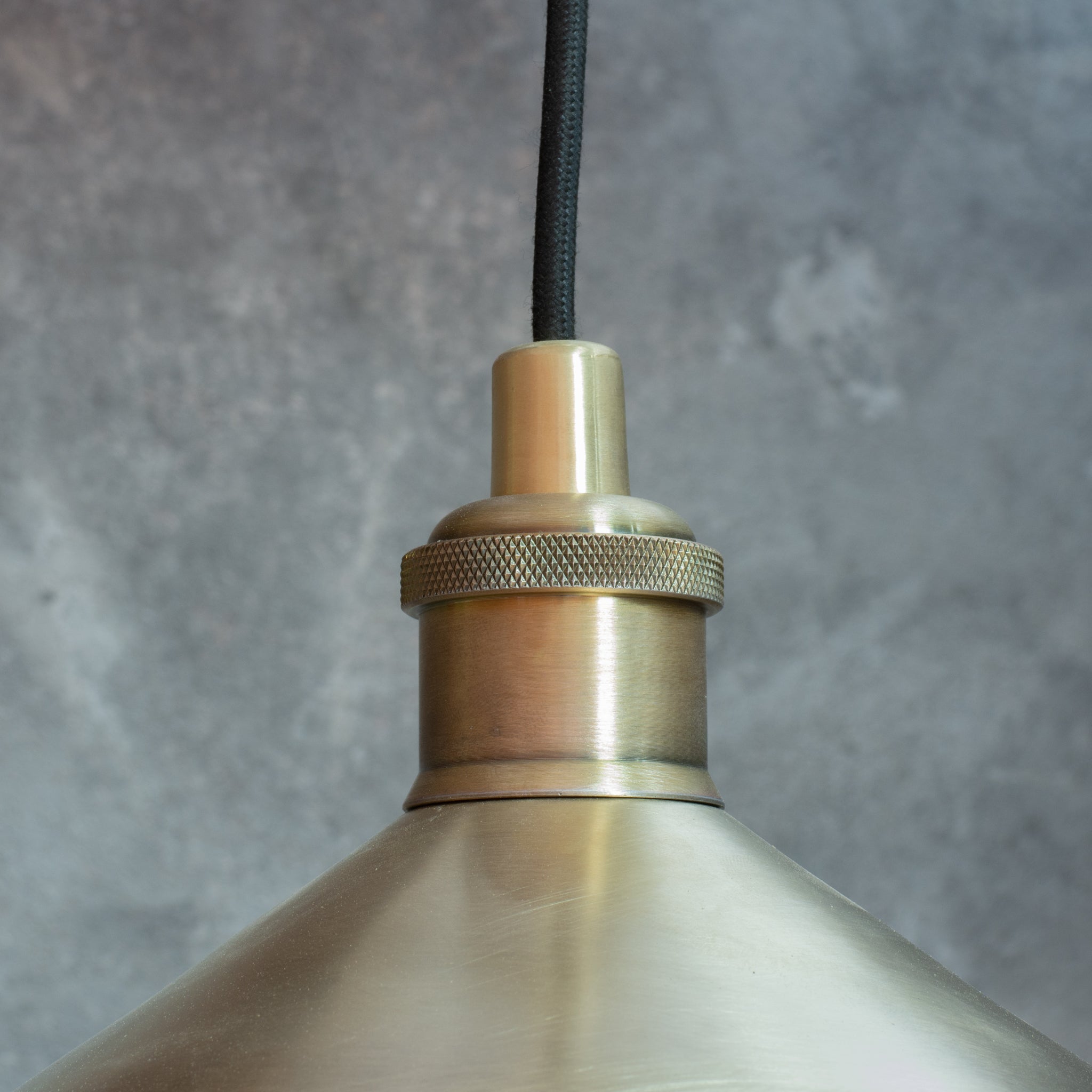 Brushed Brass Pendant Light Shade, Ceiling Mount Kitchen Island Lighting, Brass Hanging Lamp Dining Table alternate view 4