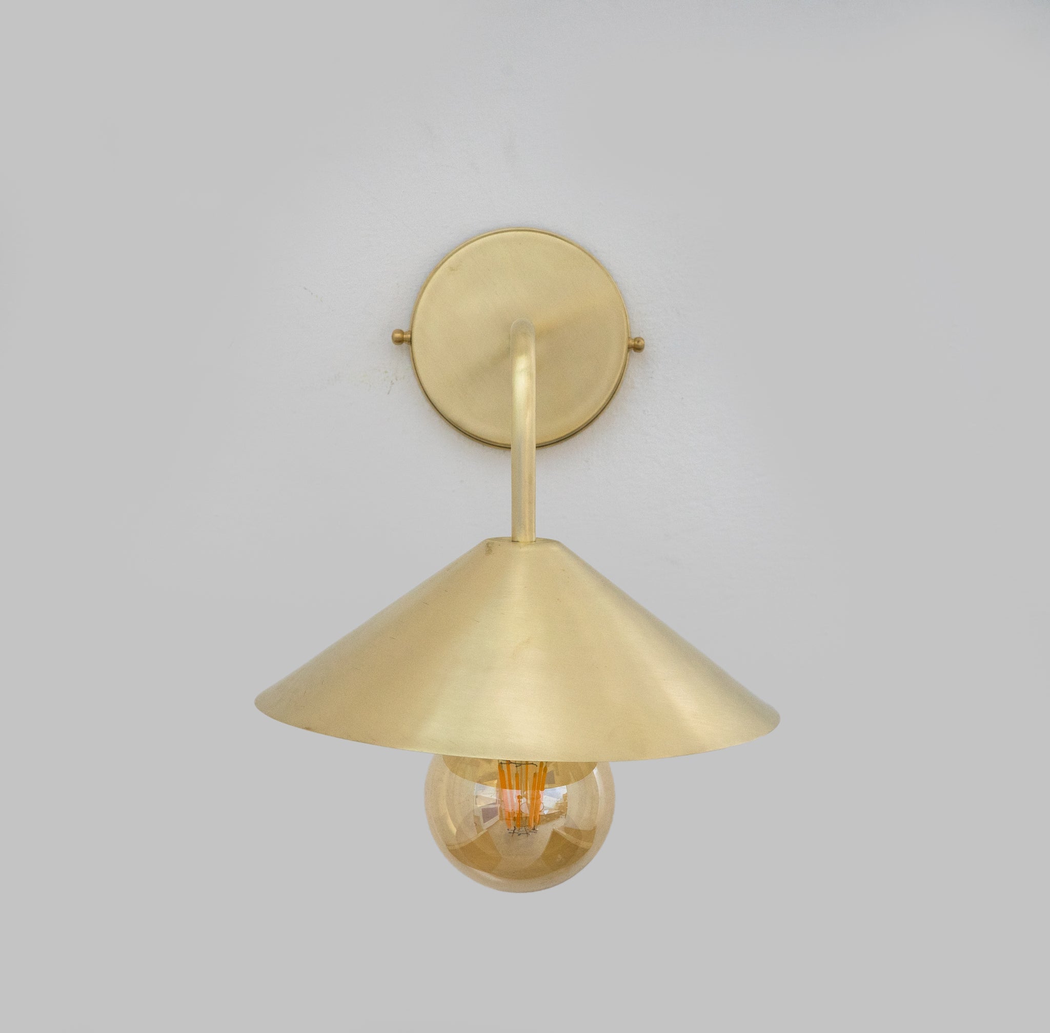 Brushed Brass Wall-Mounted Lamp, Entryway Wall Sconce Light alternate view 3