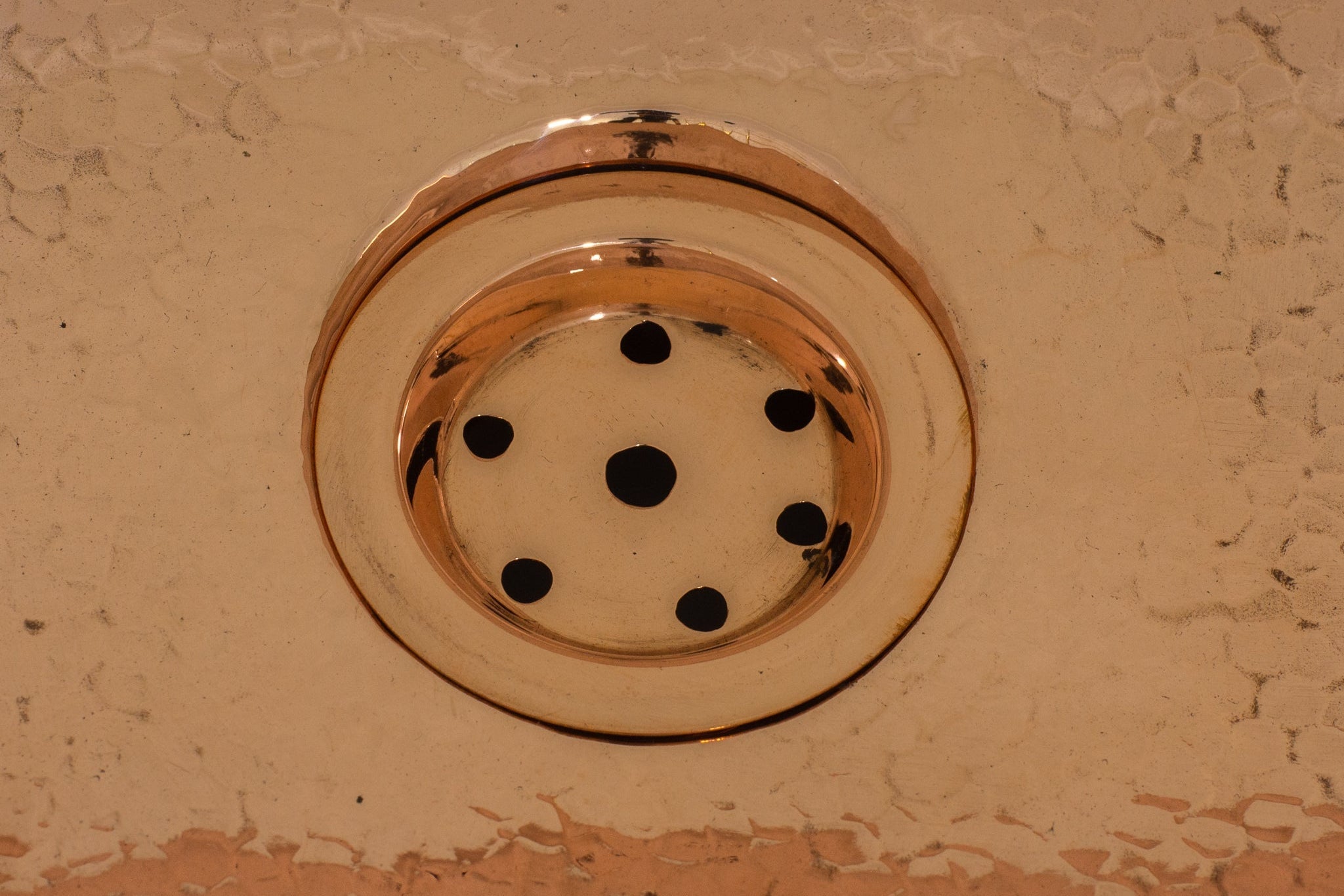 Customizable Raised Profile Bathroom Copper Sink, Hammered Copper Rectangular Sink, Vanity Sink Copper alternate view 8