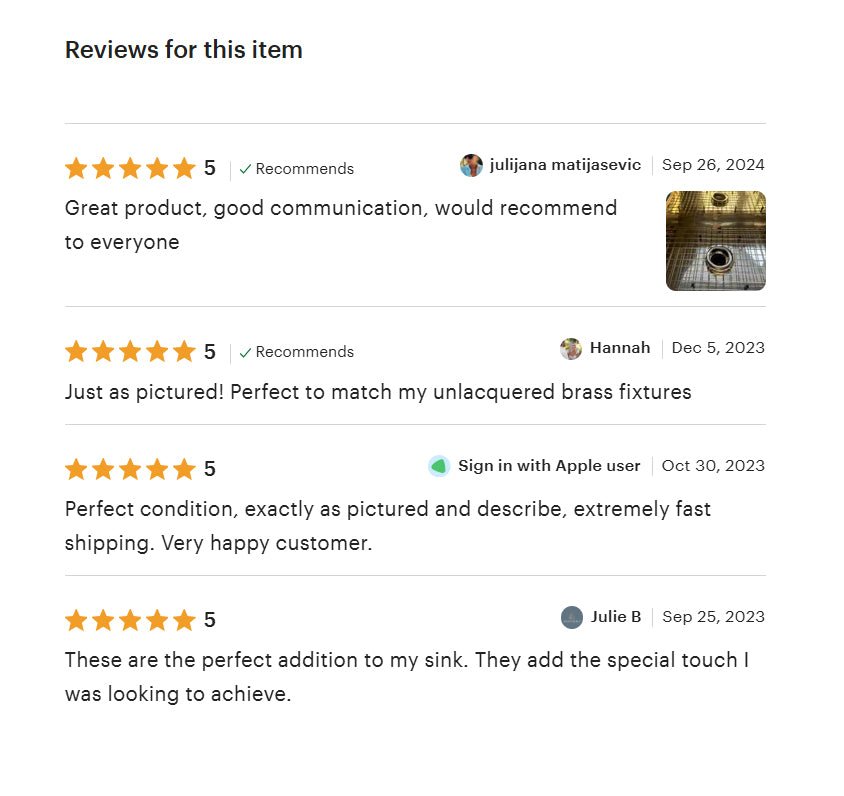 Garbage Disposal, Unlacquered Brass, Flange Kitchen Sink flange kit 3 1/2 standard sink Drain hole alternate view 9