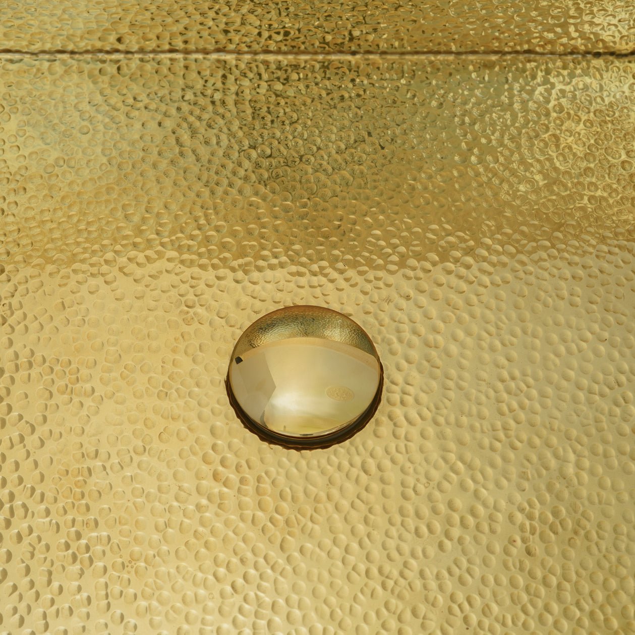 Hammered Brass Kitchen Sink – Rectangular Farmhouse & Kitchen Island Sink alternate view 7